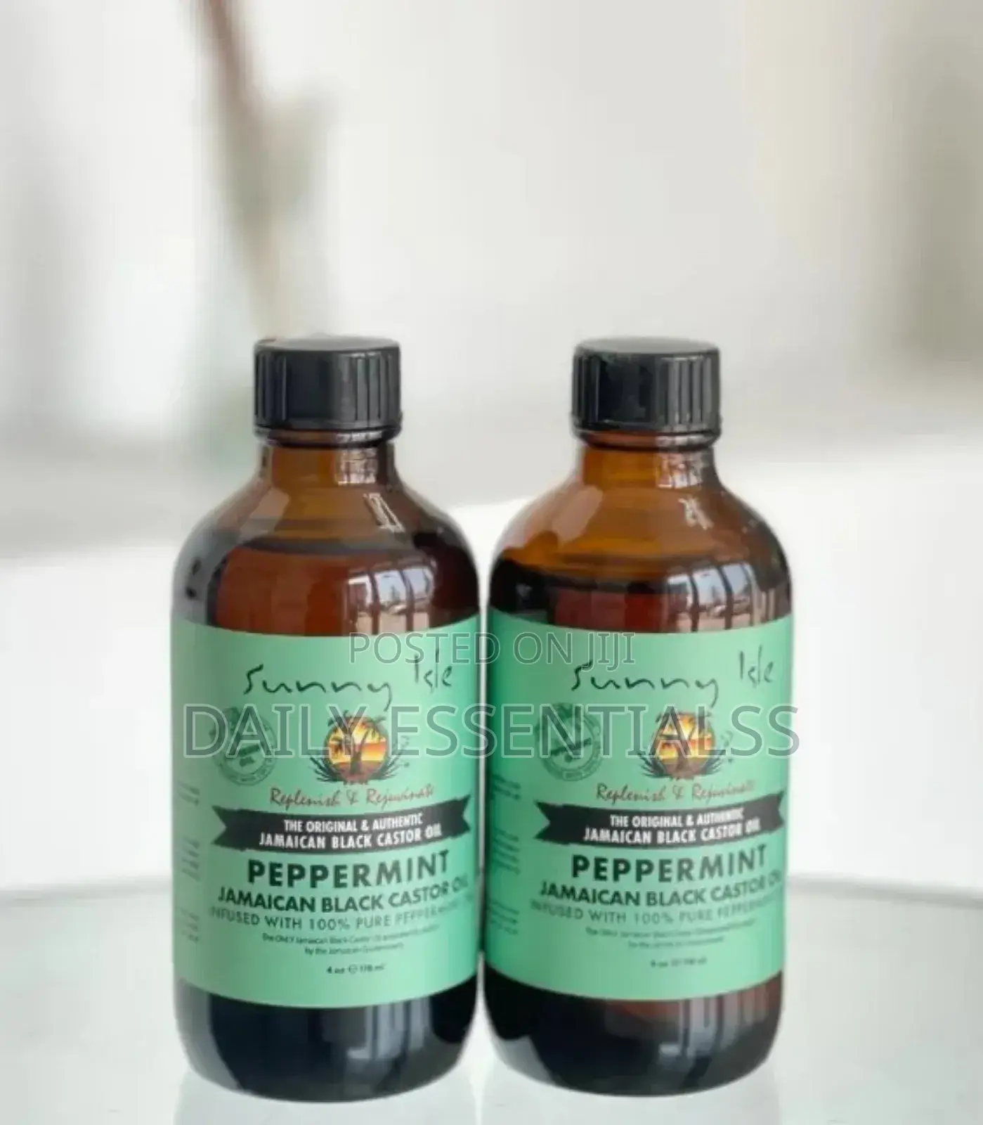 Natural Hair Growth Therapy
 With Sunny Isle Peppermint