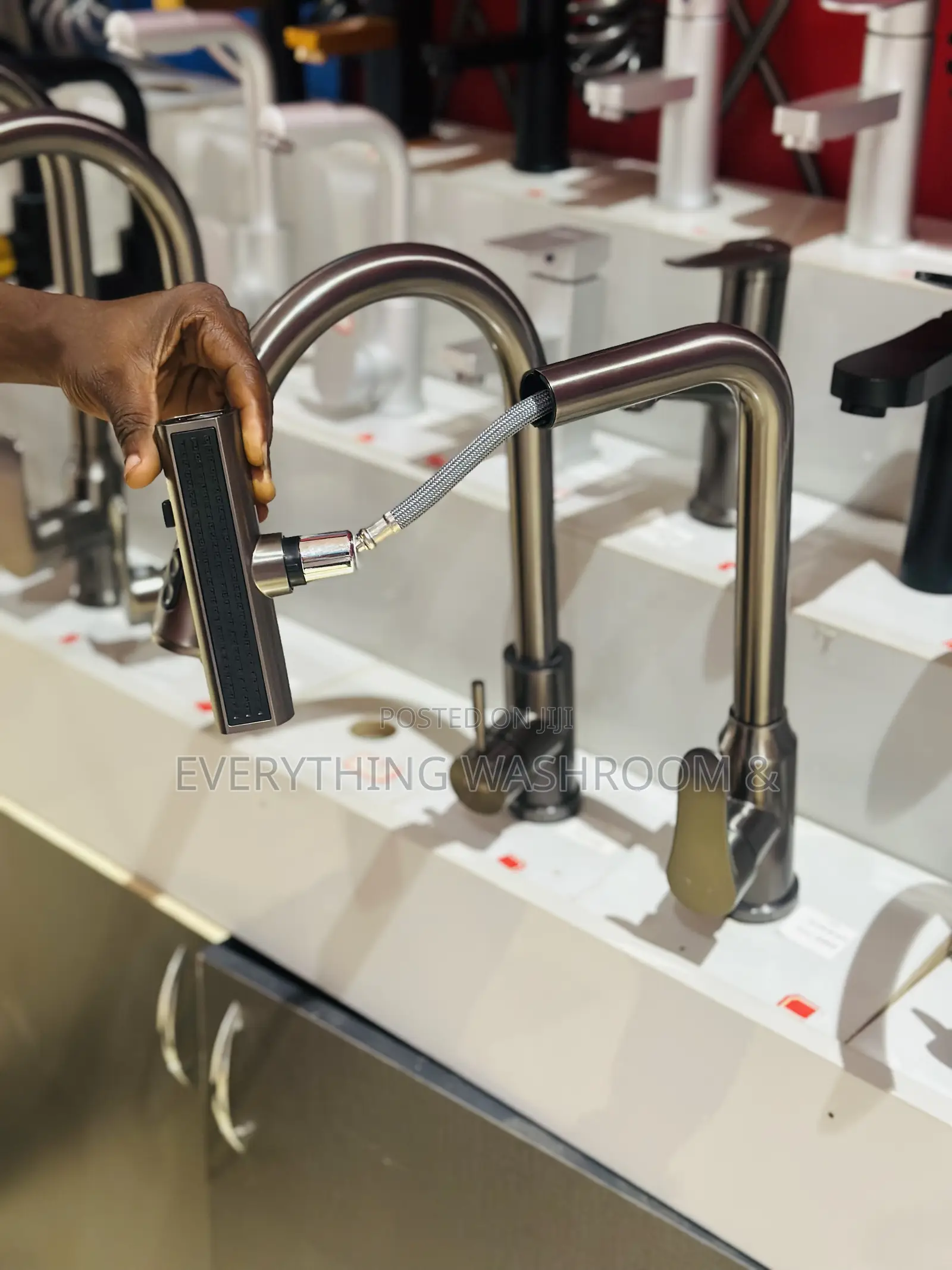 New Design Waterfall Kitchen Sink Faucet Mixer_ Rainfall Tap