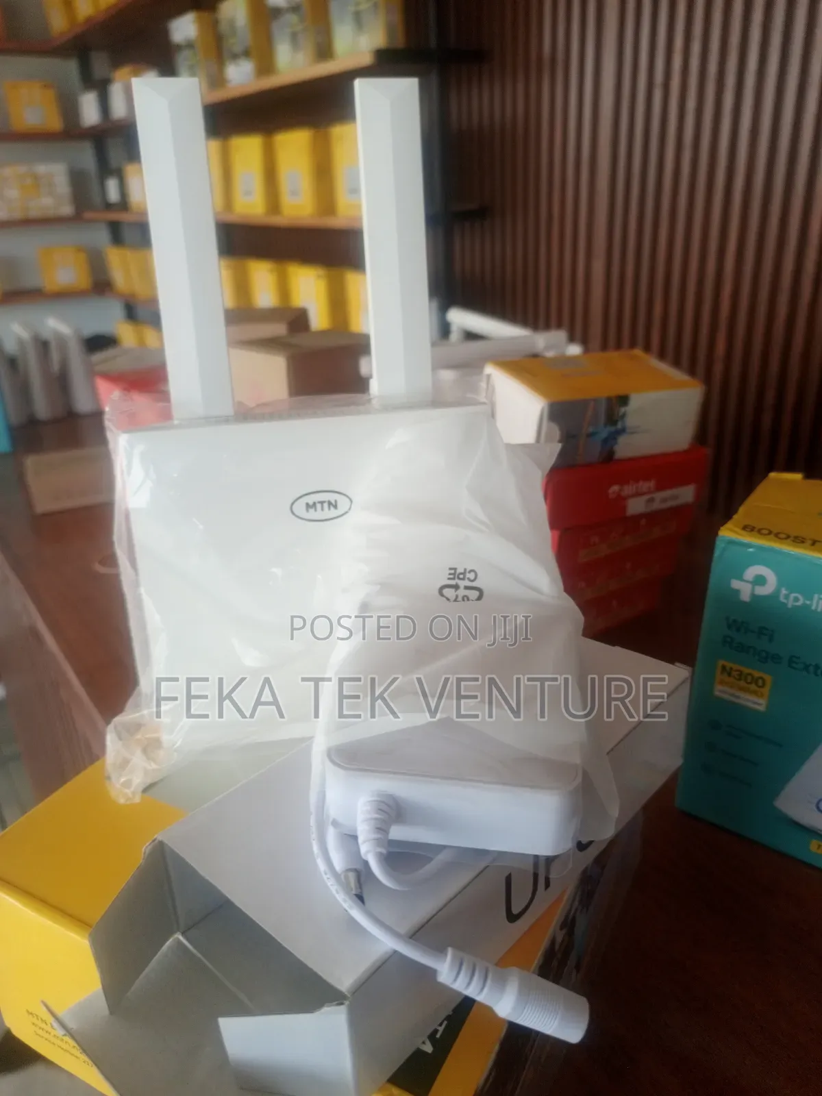 MTN 4g Universal Router + Free Power Bank