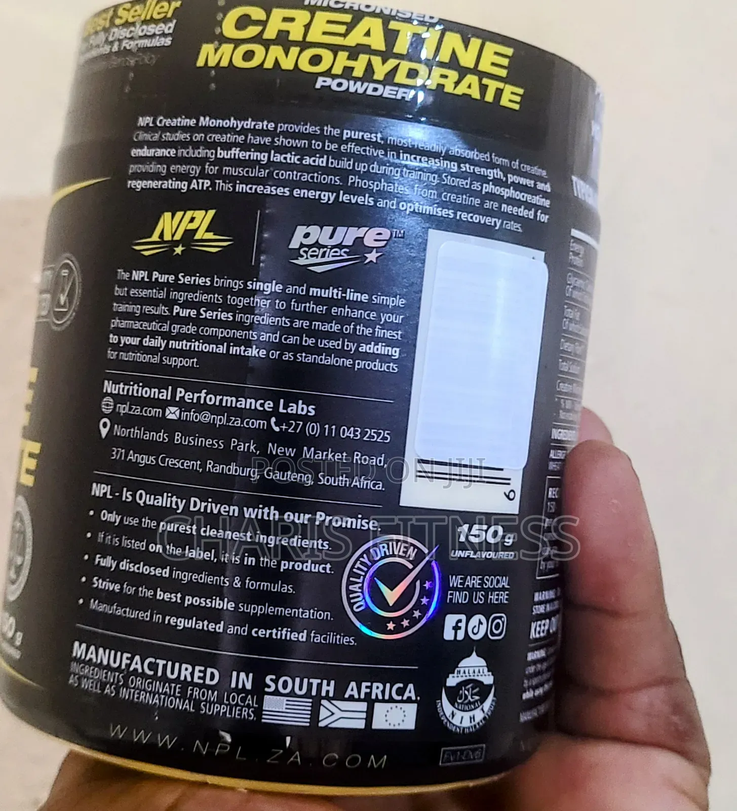 Micronized Creatine