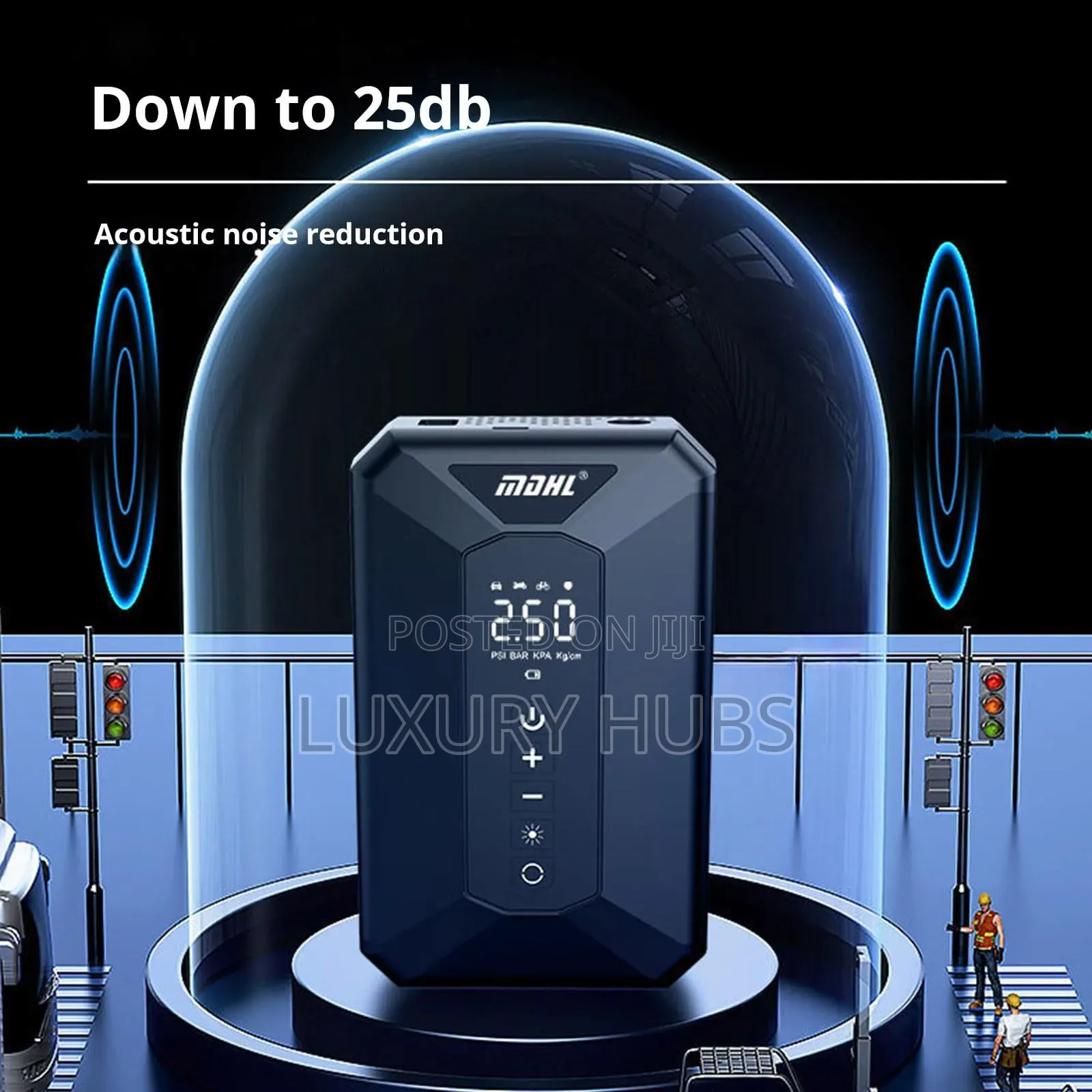 Mini Electric Digital Tyre Inflator Air Pump