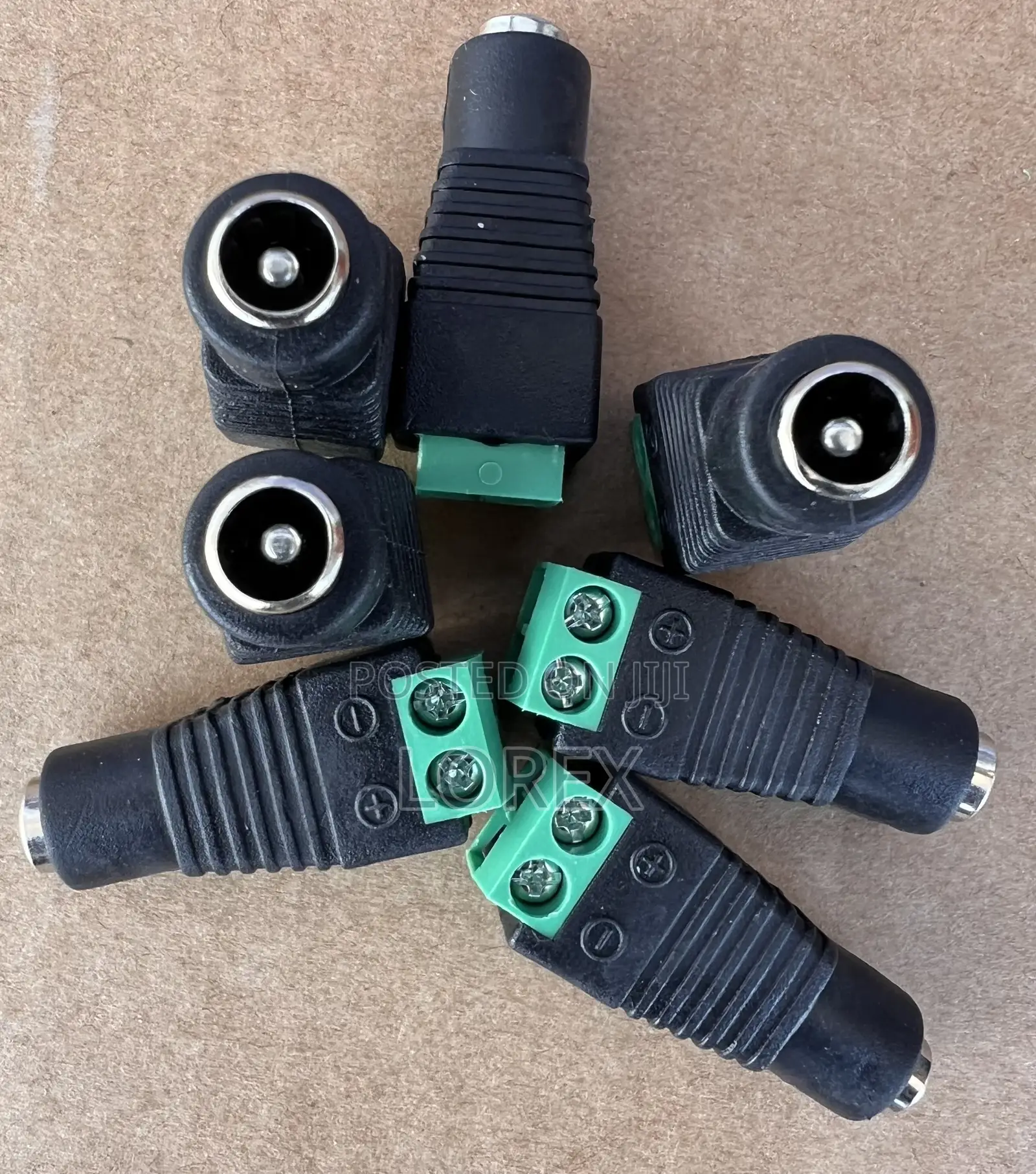 Power Connector Plug (Power Pin) for CCTV Camera