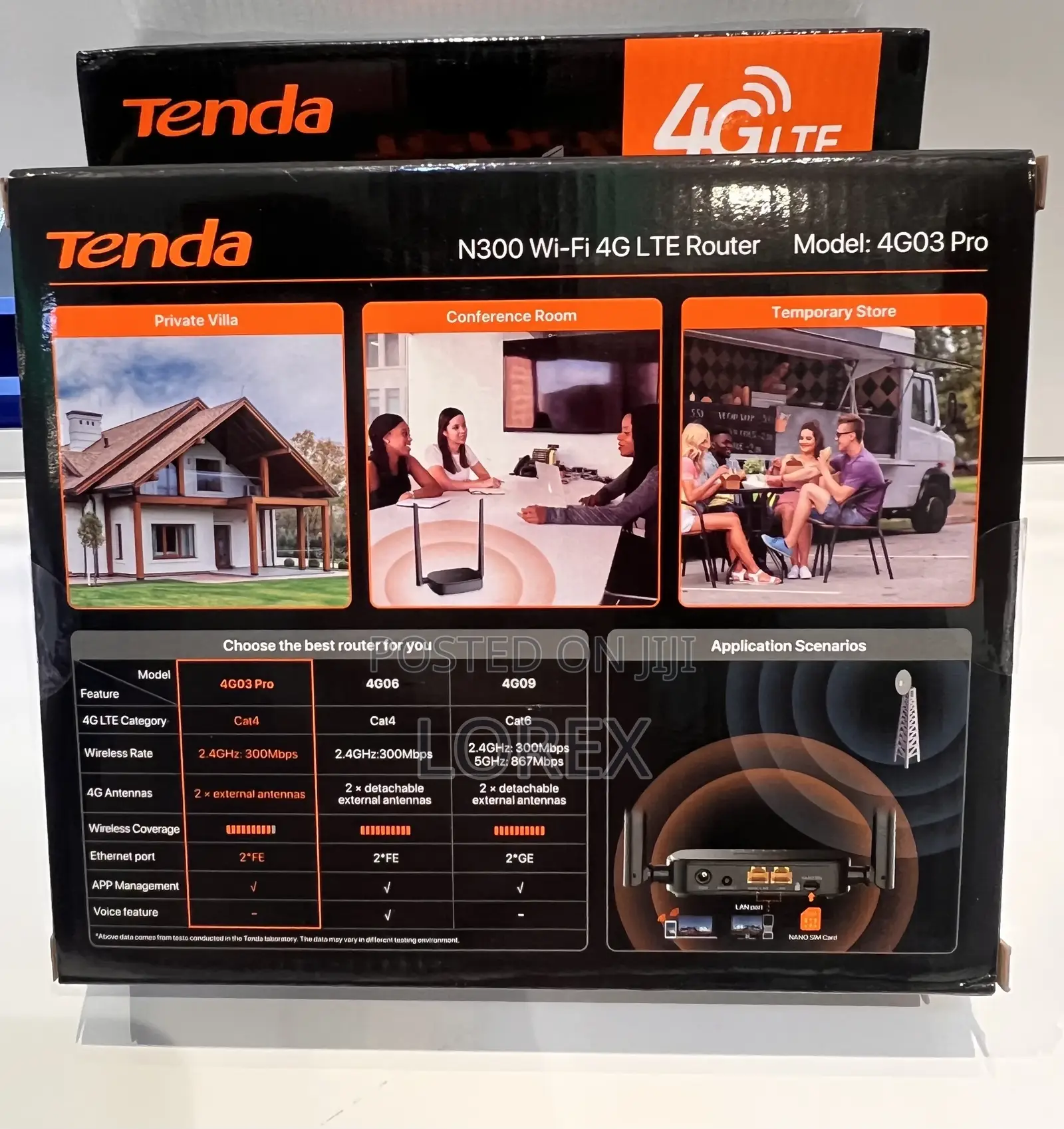 Tenda 4g Sim Universal Router 3g/4g 4g03 Pro