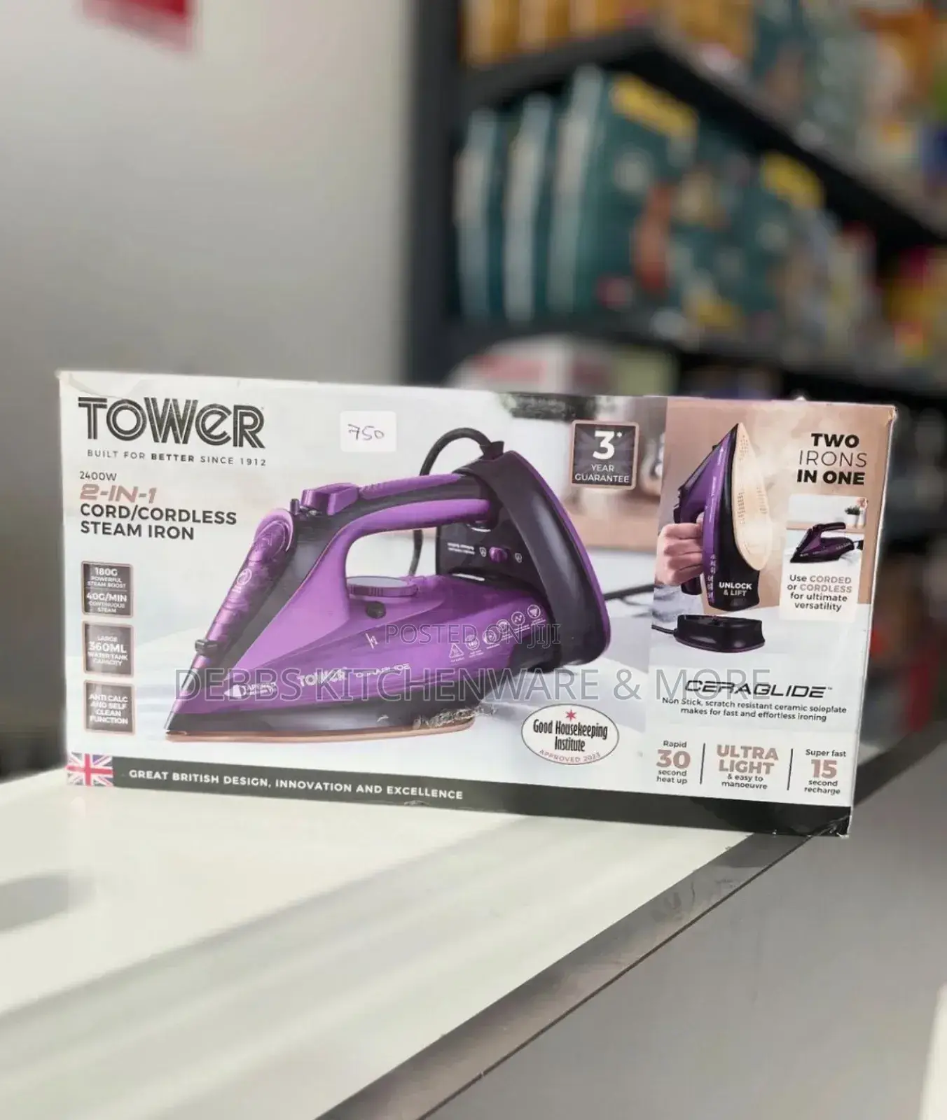 Tower 2 In1 Iron Uk