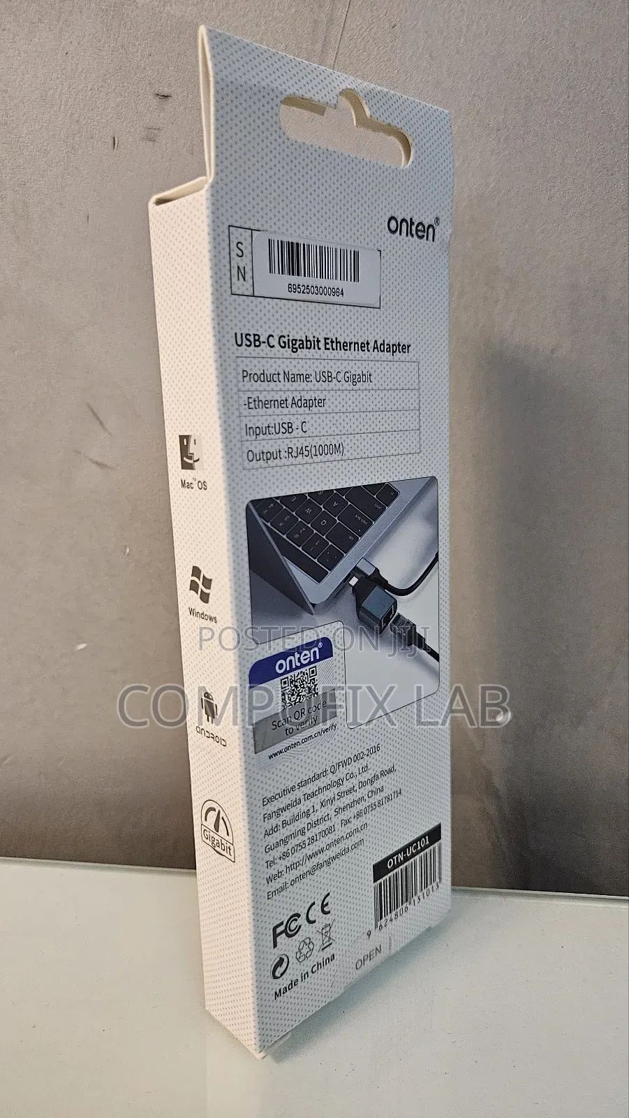 Usb - C To Ethernet (Gigabit)