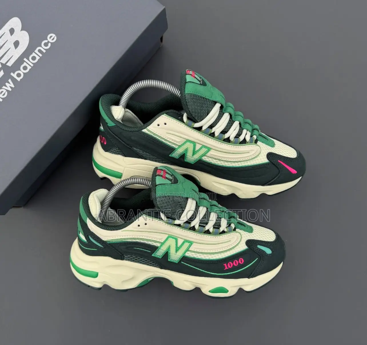 New Balance 1000 Green/White Sneaker