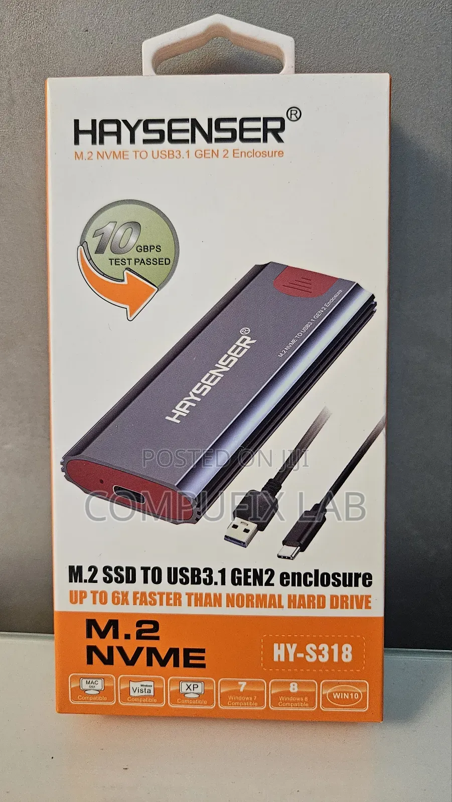 M.2 SSD to Usb 3.1gen2 Encloser