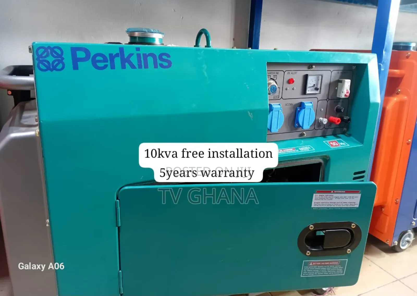 Peak Gen Perkins 10kva 13000watts Diesel Generator 10kva
