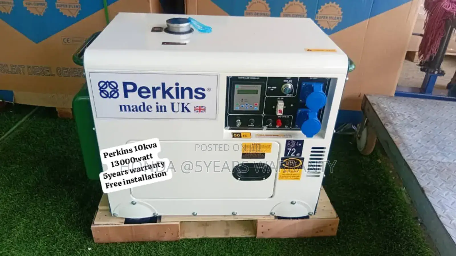 Power Surge Systems Perkins 10kva 13000wax Generator 10kva