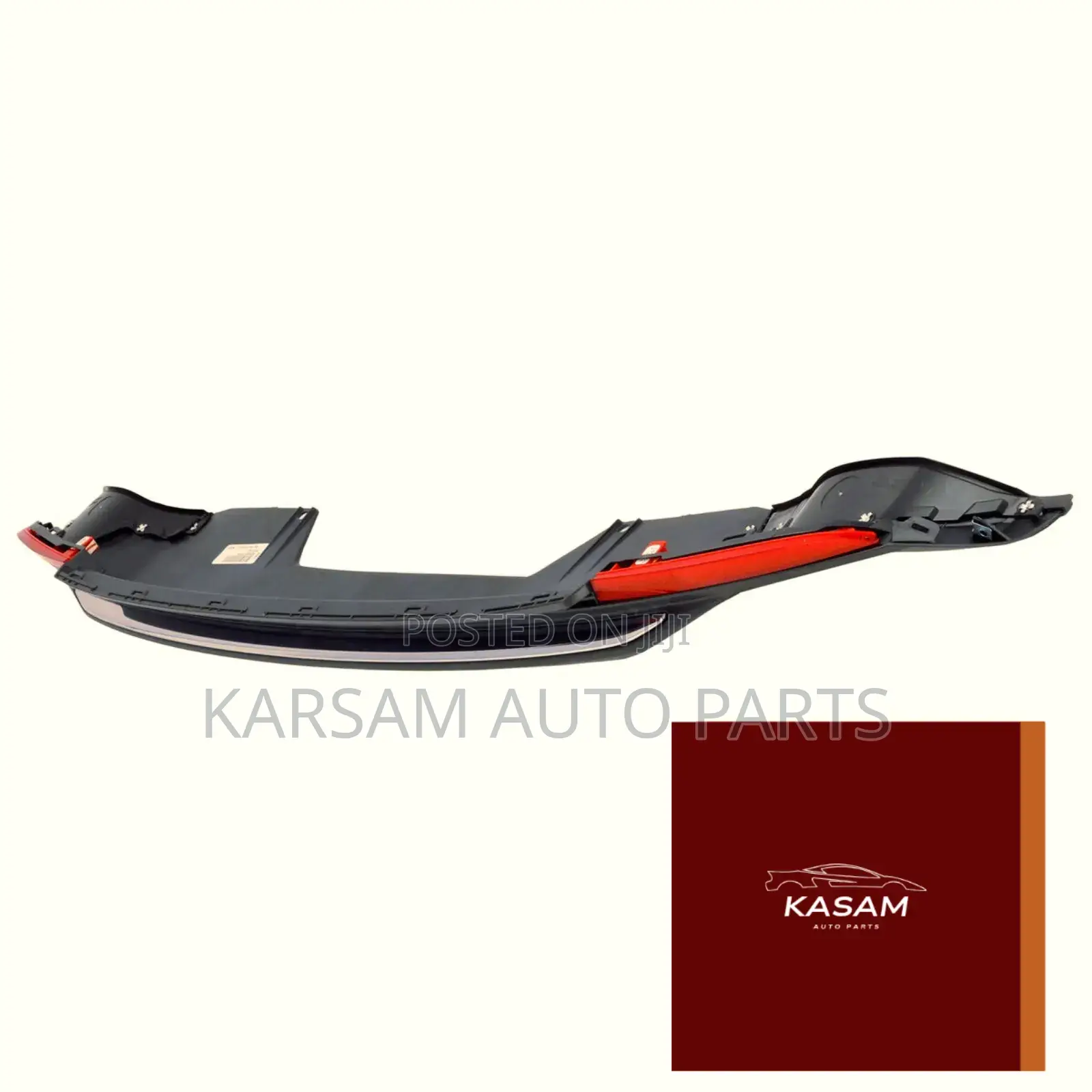Accord 14 Back Bumper Rear Plastic Chrome With Reflectors