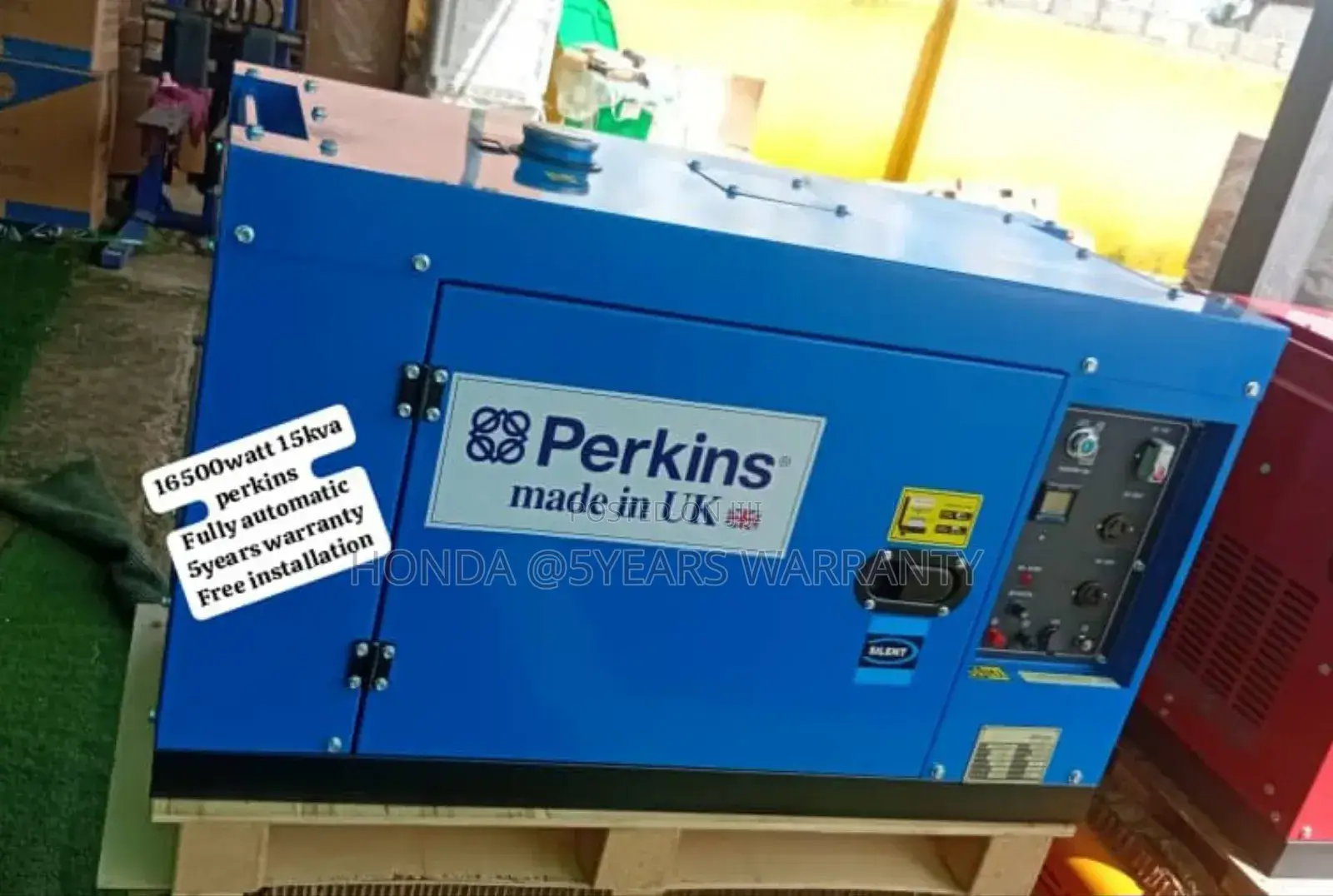 Power Elevator 15kva Perkins Generator 16500watt Fully Ats