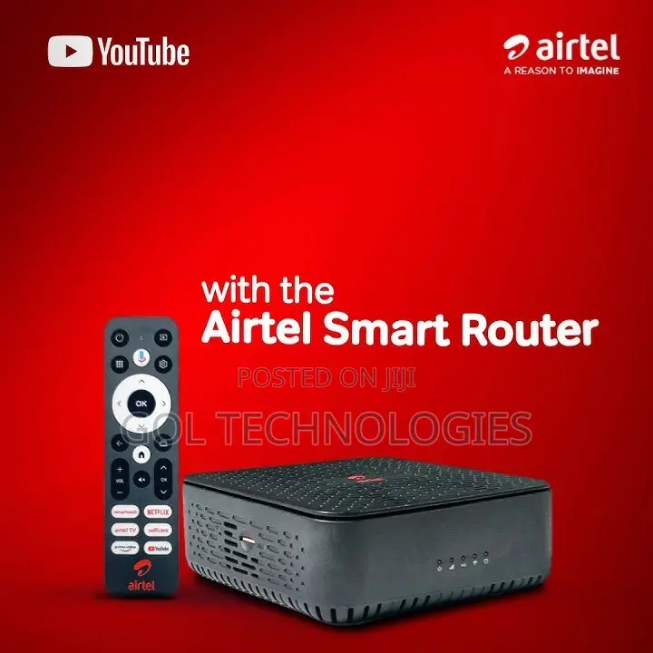 Airtel 4g Android Tv Box + Router! Airtel Smart Router 