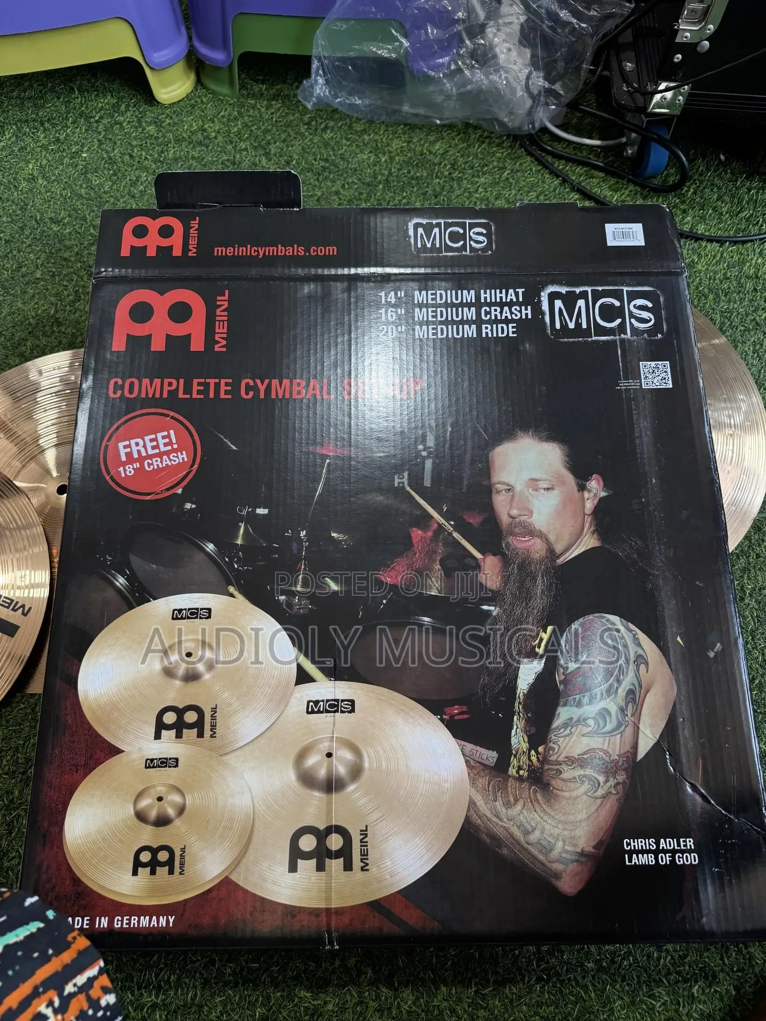 Meinl Cymbal Set With 20”18”16”14