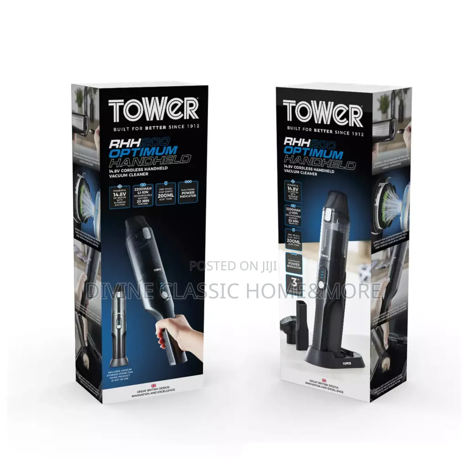 Optimum Handheld Cordless Vacuum Cleaner 14.8v