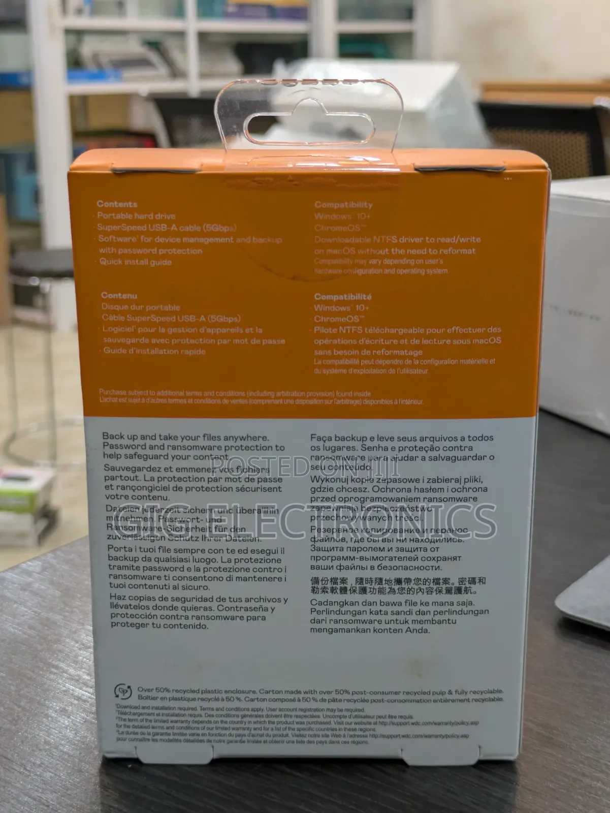 Wd 5tb My Passport Usb 3.2 Gen 1 External Hard Drive