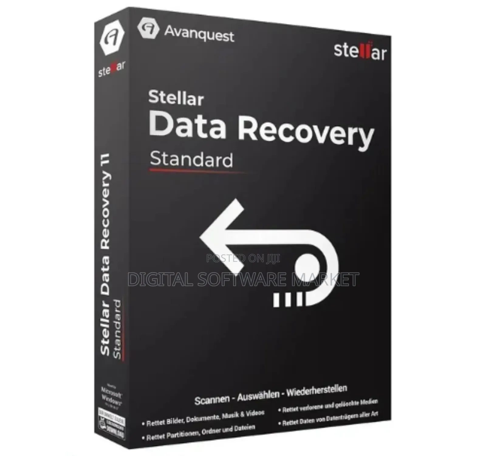 Stellar Data Recovery Standard for Windows/Mac 1device 1year