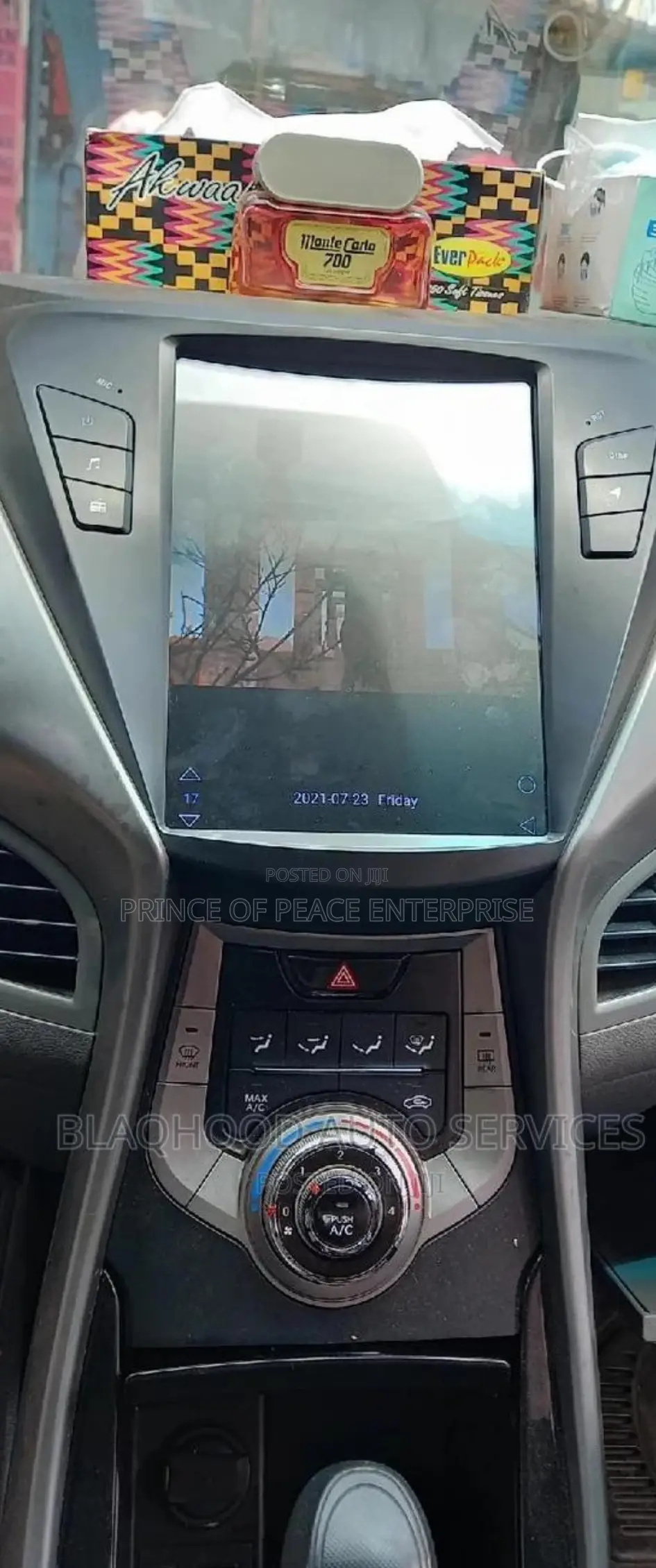 Hyundai Elantra 2012 2013 Long Android Screen Tesla Type