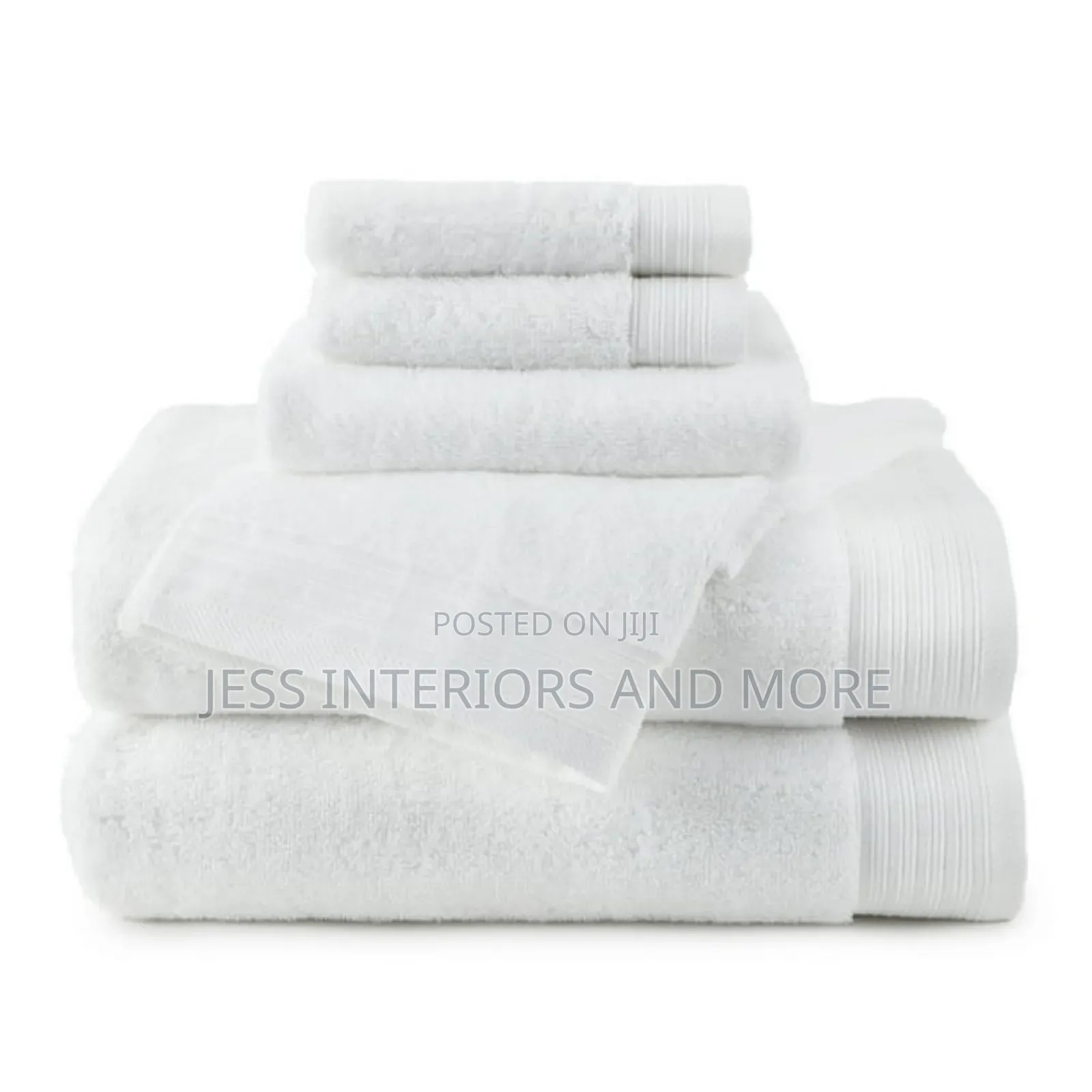 Towel Set(Arctic White)6-piece