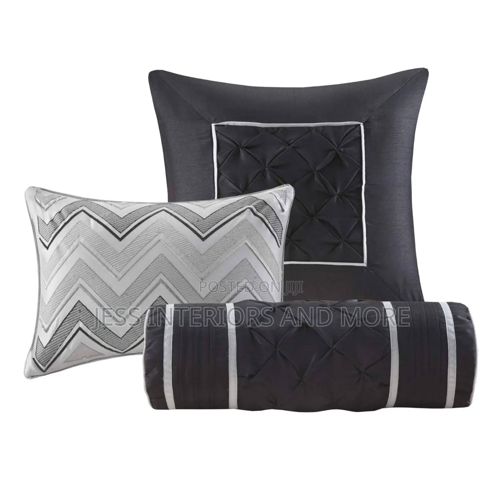 Madison Park Laurel Comforter Set, Queen, Grey
