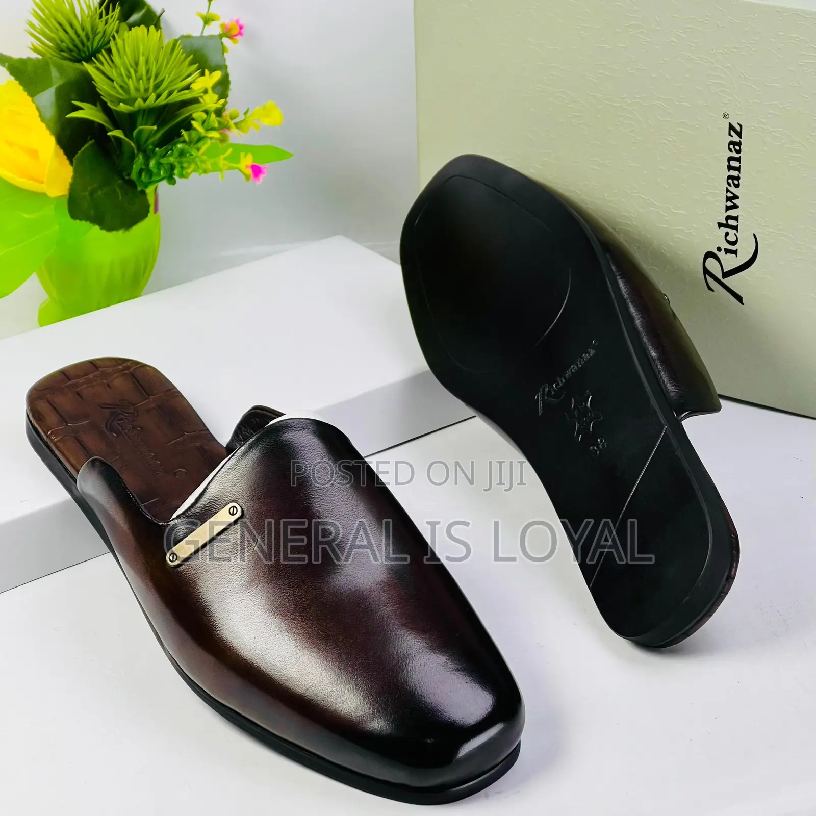 Richwanaz Halfshoe Black and Brown