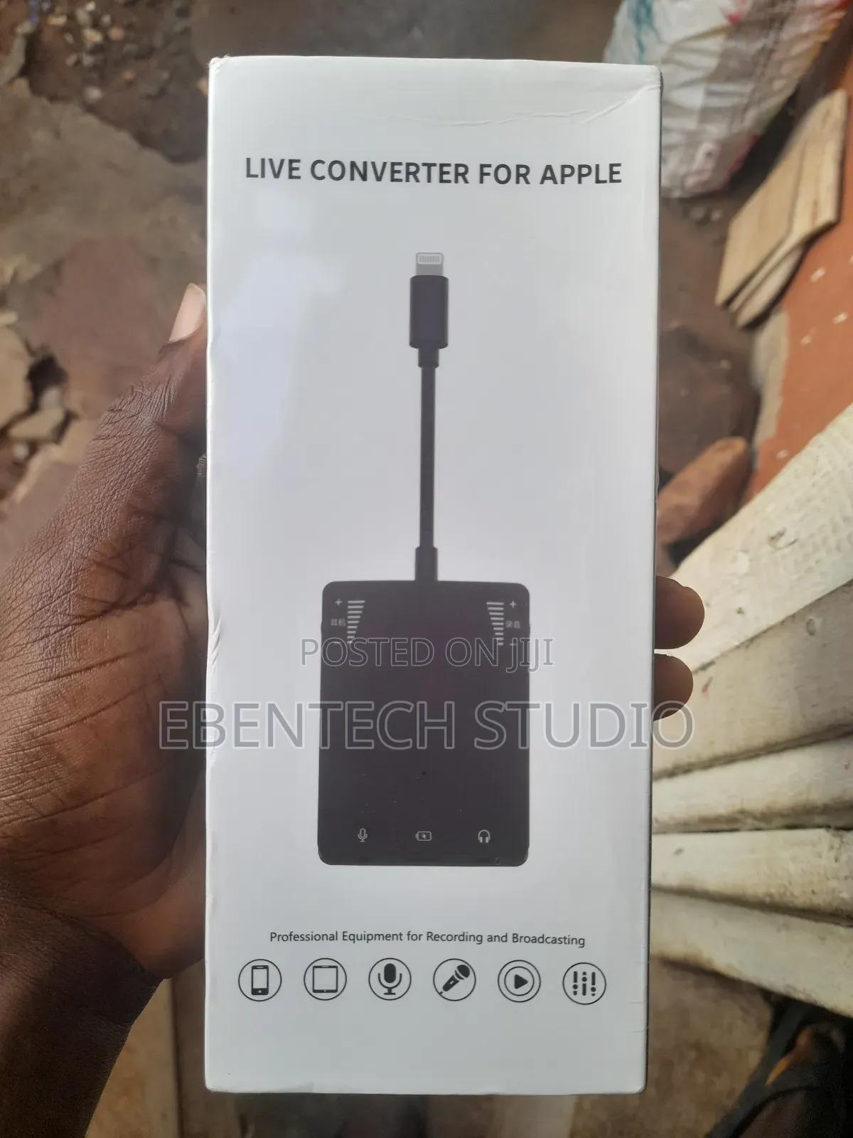iPhone Lighting Micphone Headphone Recording Streaming Irig