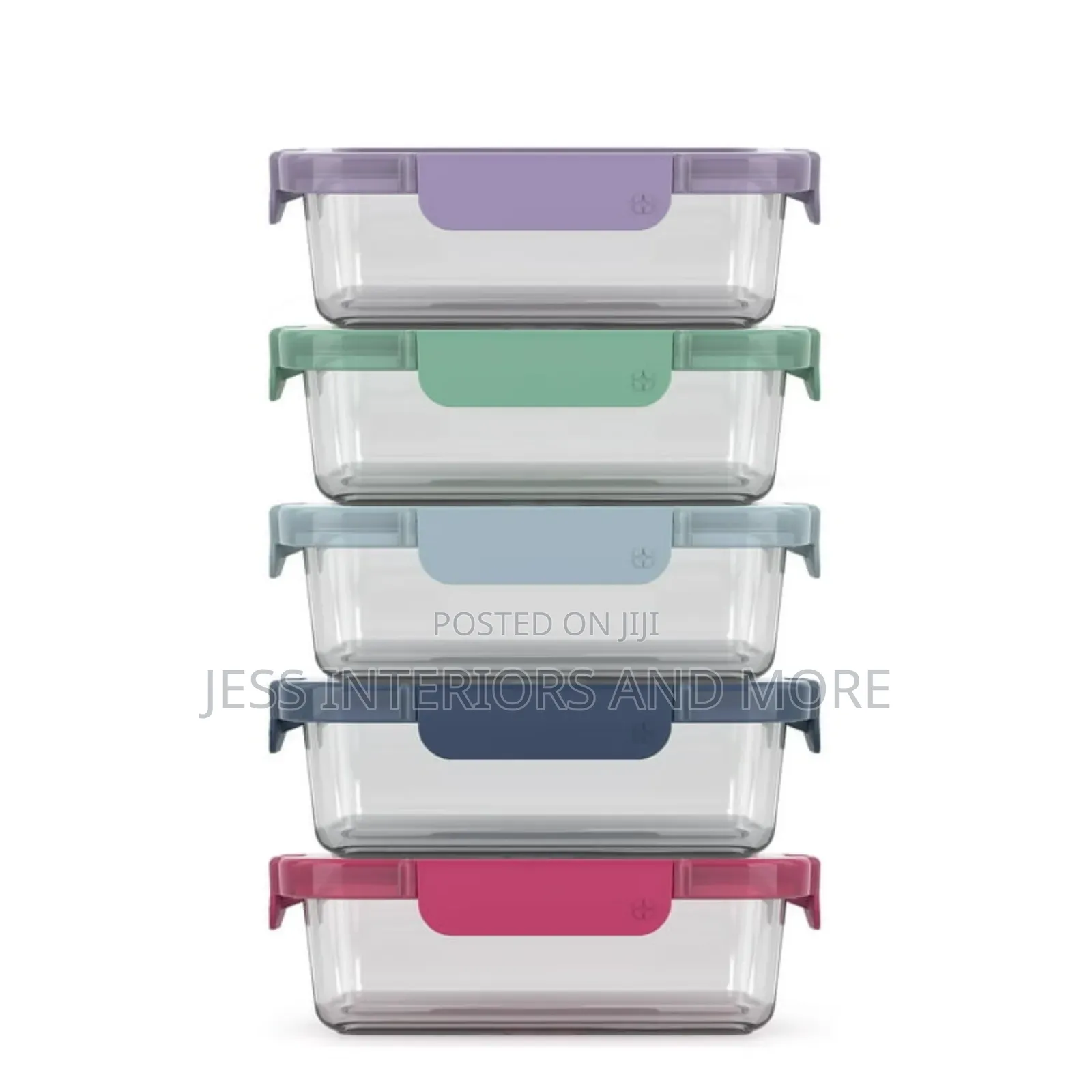 Ello Duraglass 5-Pack Glass Food Storage Containers