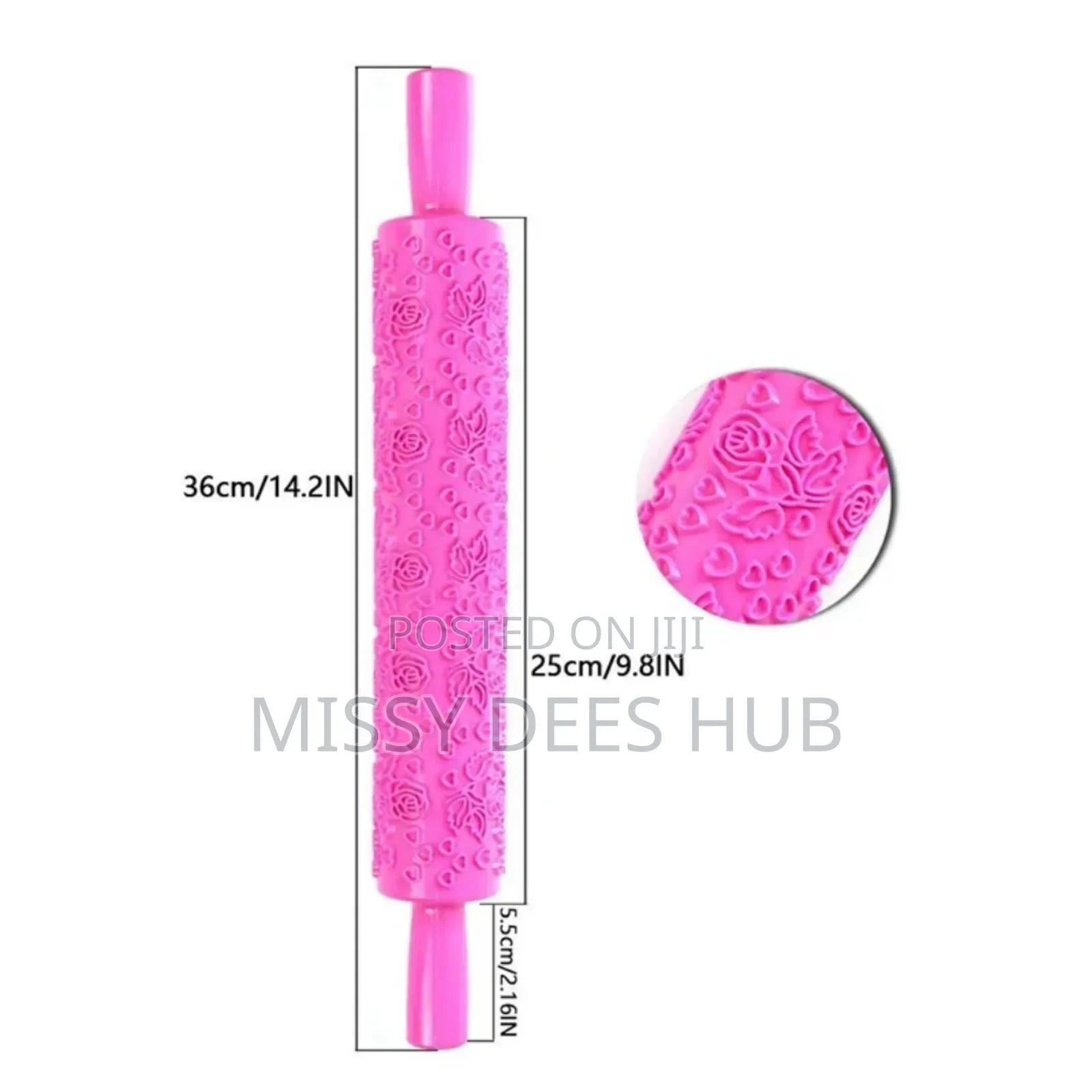 Plastic Rolling Pin for Cake Decorating