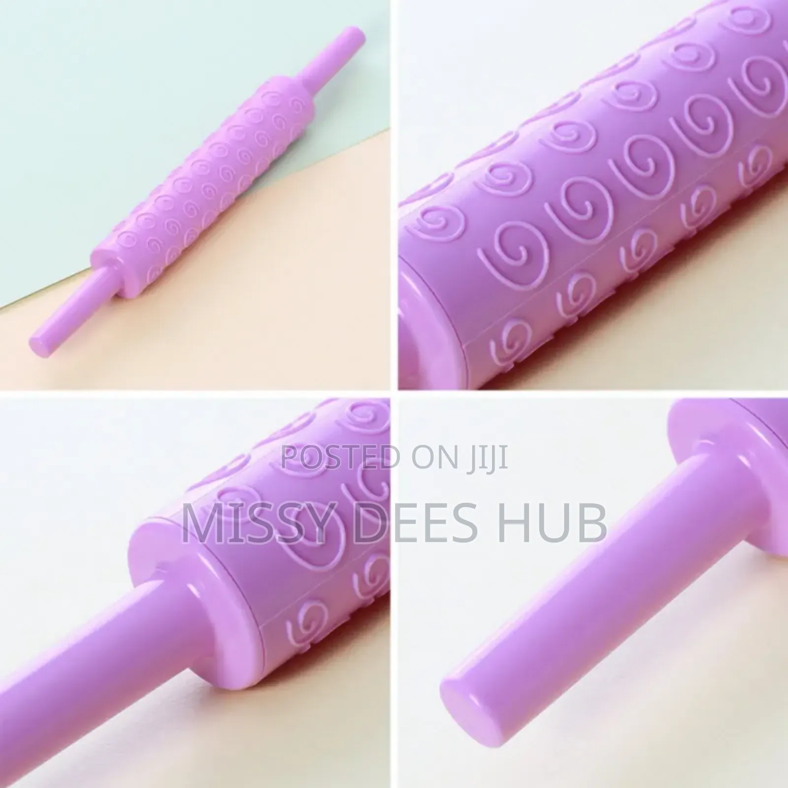 Plastic Rolling Pin for Cake Decorating