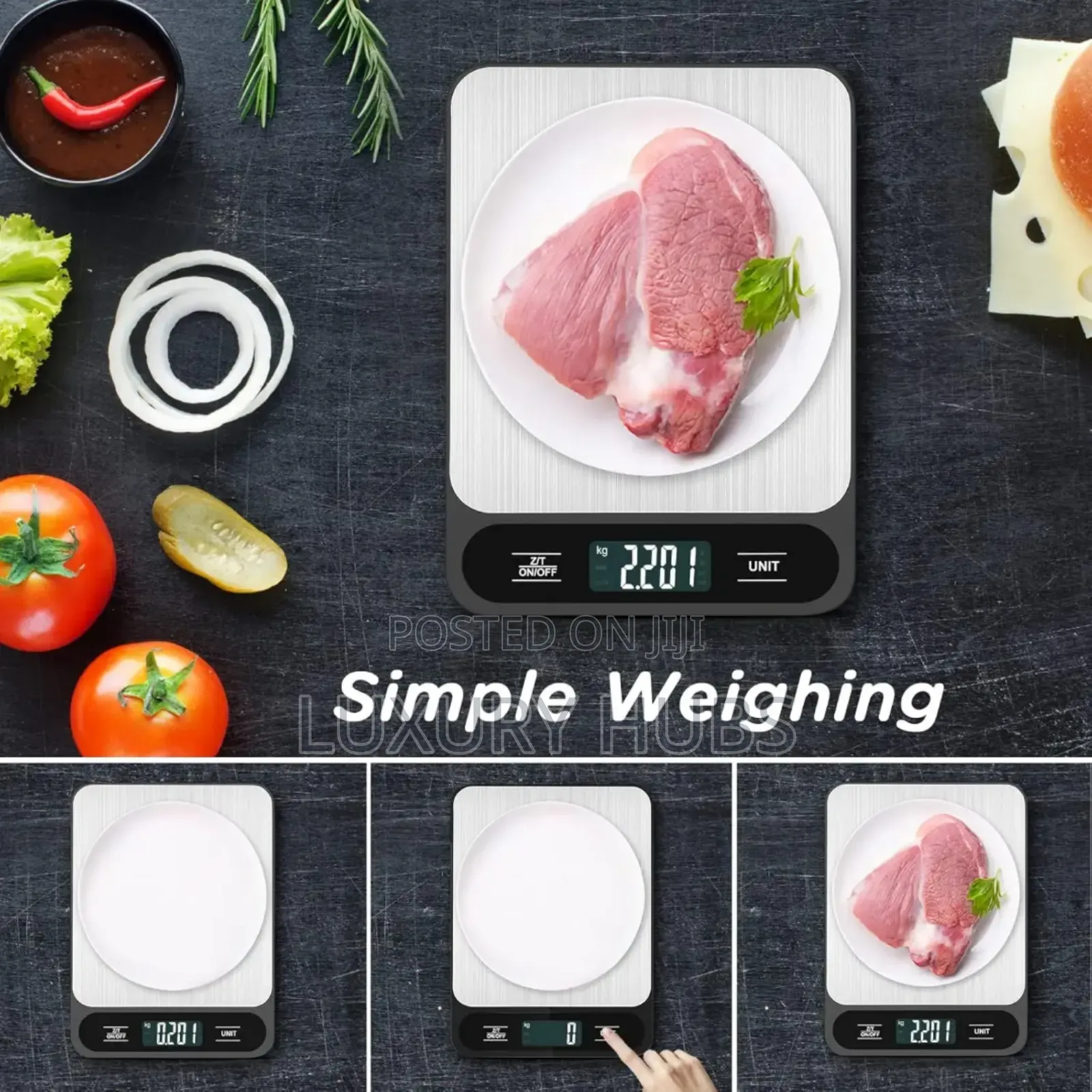 Kitchen Scale (Electronic, 5kg, Digital)