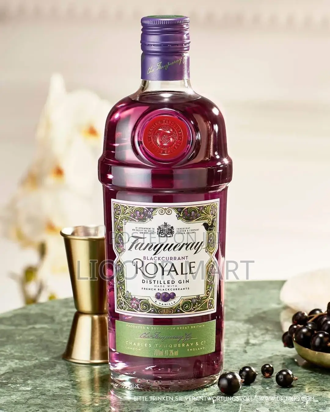 Tanqueray Blackcurrant Royale Gin 41.3% 1l
