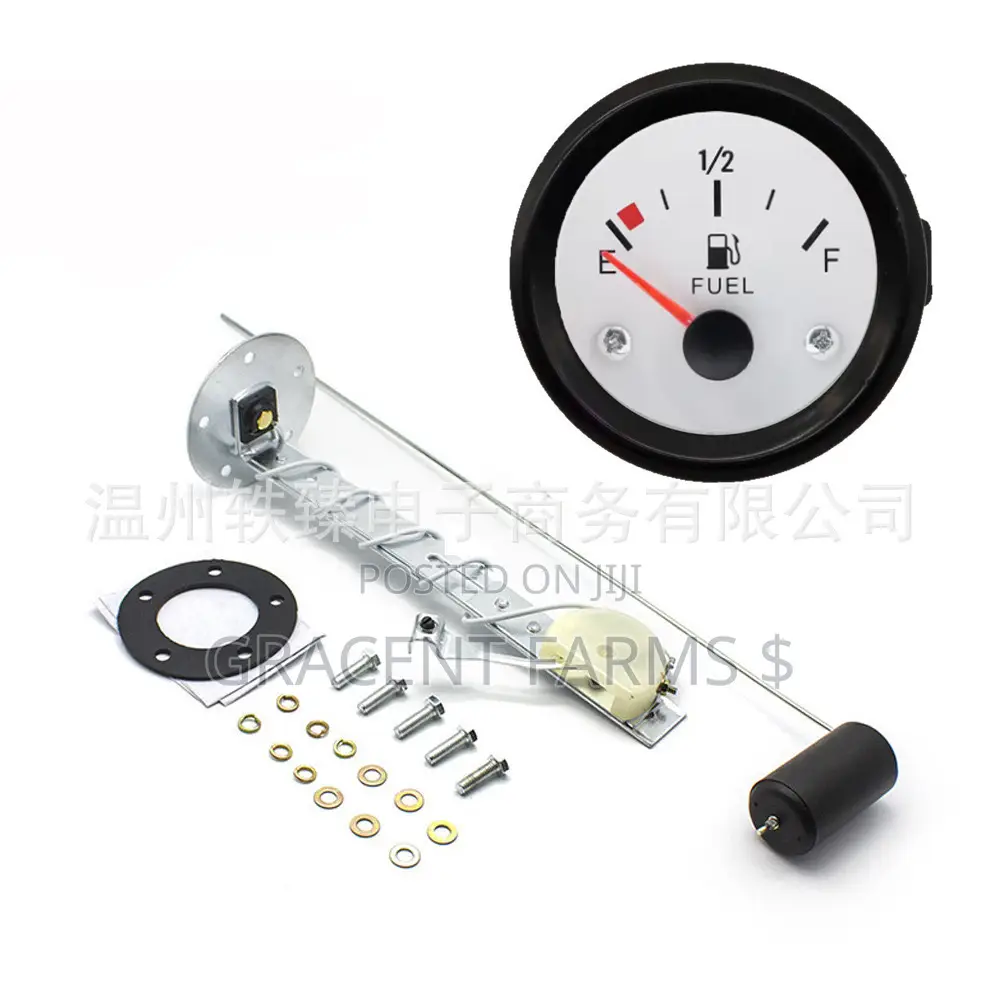 Universal Vehicle Fuel Level Gauge Meter + Fuel Tank Sensor