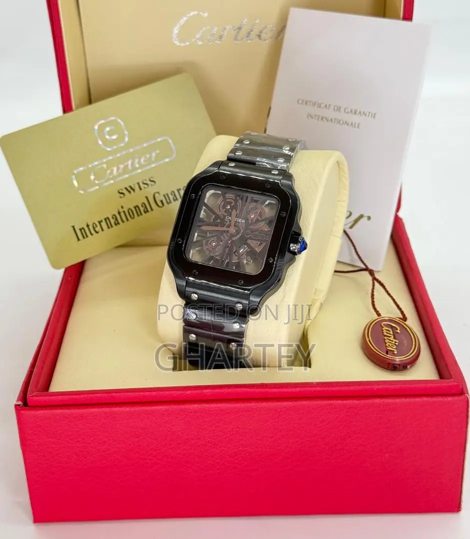 Skeleton Premium Santos De Cartier Mechanical Watch