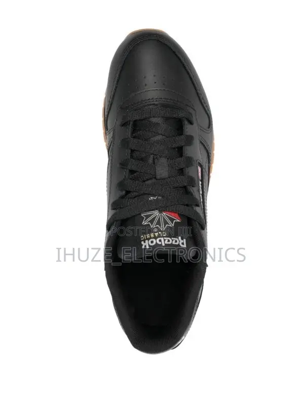 Reebok Classic Leather Black Gum Mens Sneakers (Sizes 46/47)