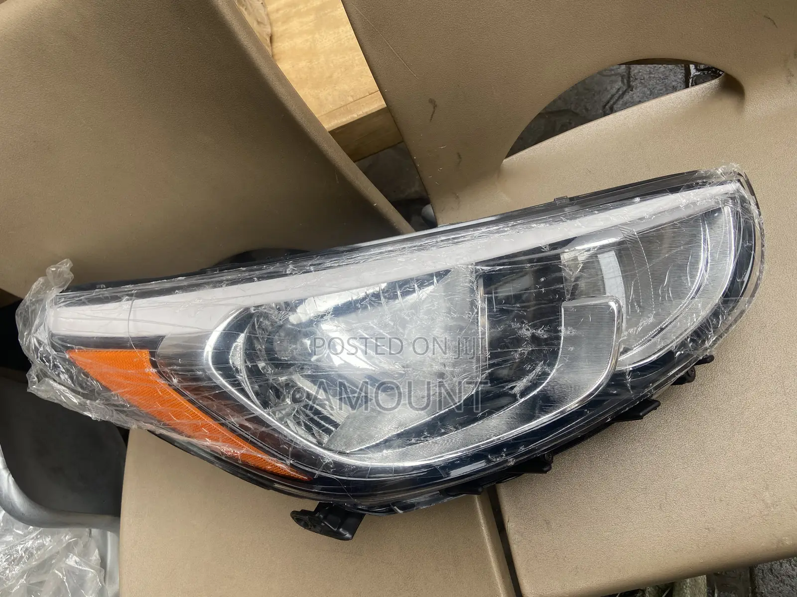 Hyundai Accent 2014- 2016 Headlight