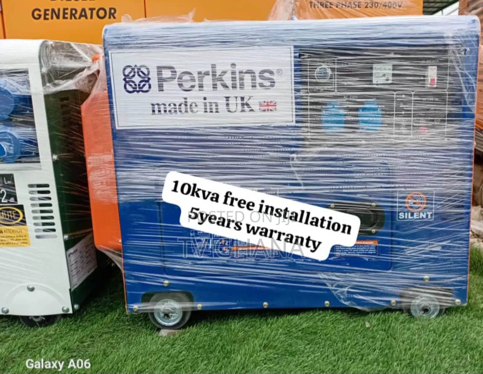 Compact Backup Gen Perkins 10kva 13000watts Diesel Silent