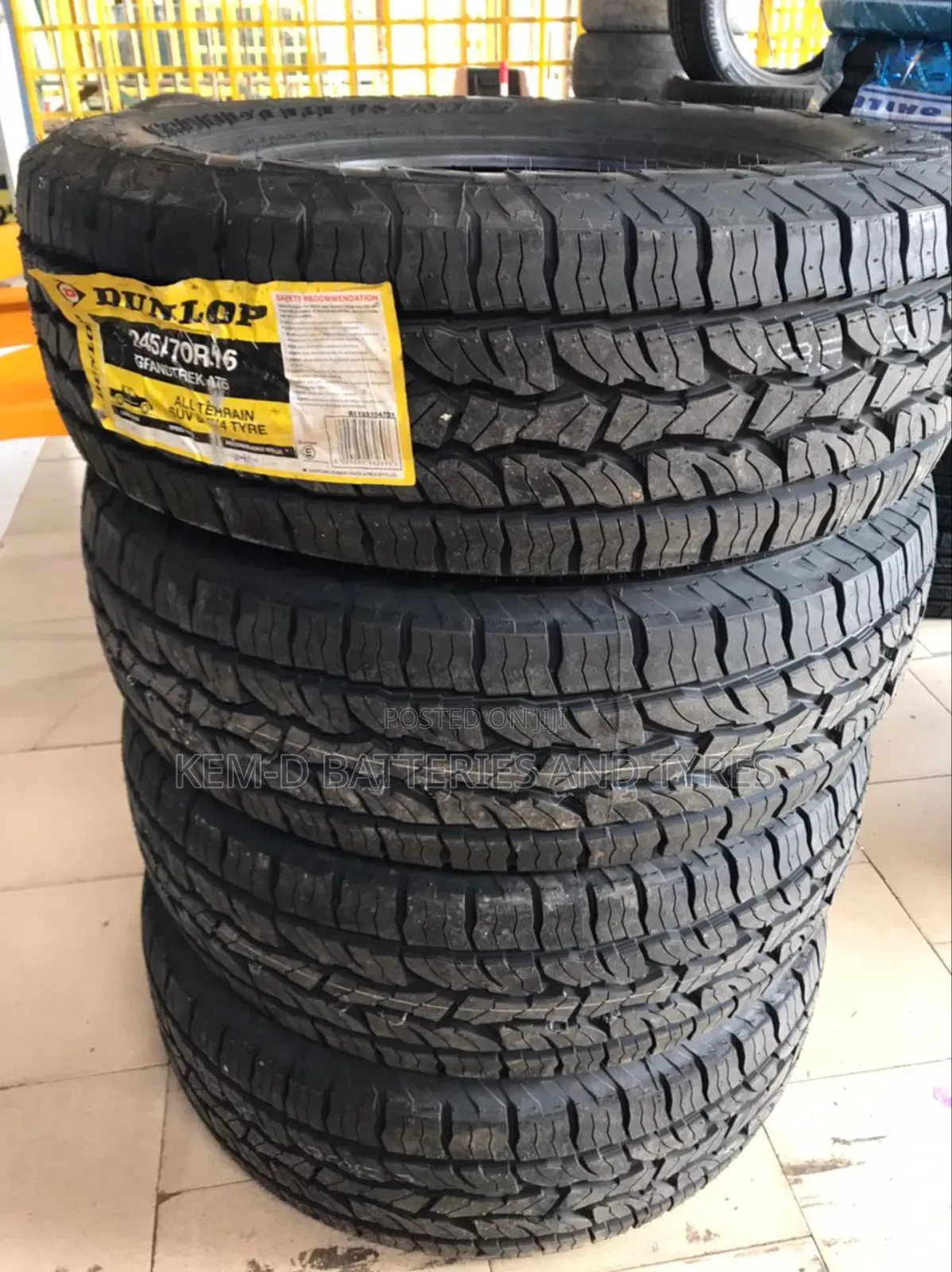 245/70r16 Dunlop Tyres - All Terrain + Free Delivery
