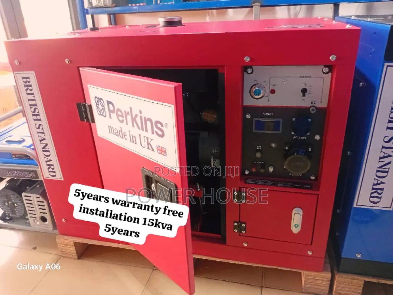 Tower Silver 15kva 16500watts Diesel Perkins Generator