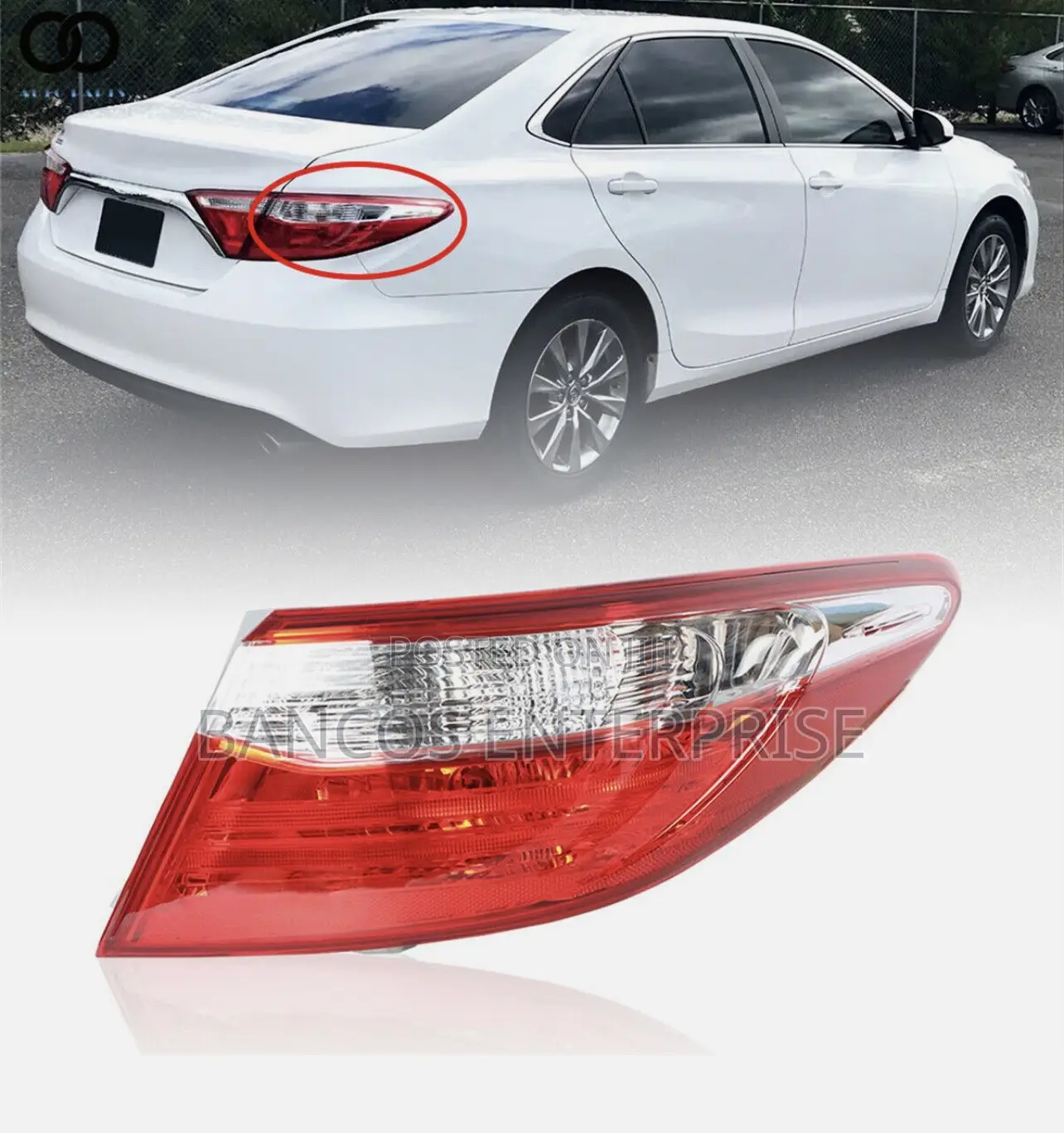 2015-2017 Toyota Camry Tail Lamp