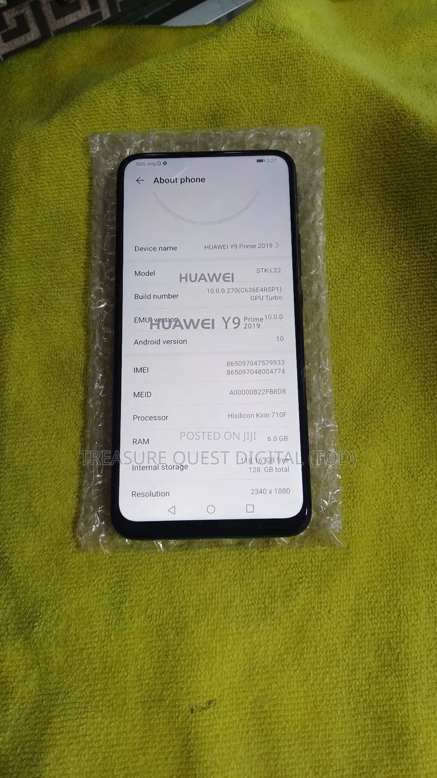 Huawei Y9 Prime 2019 128 GB Black