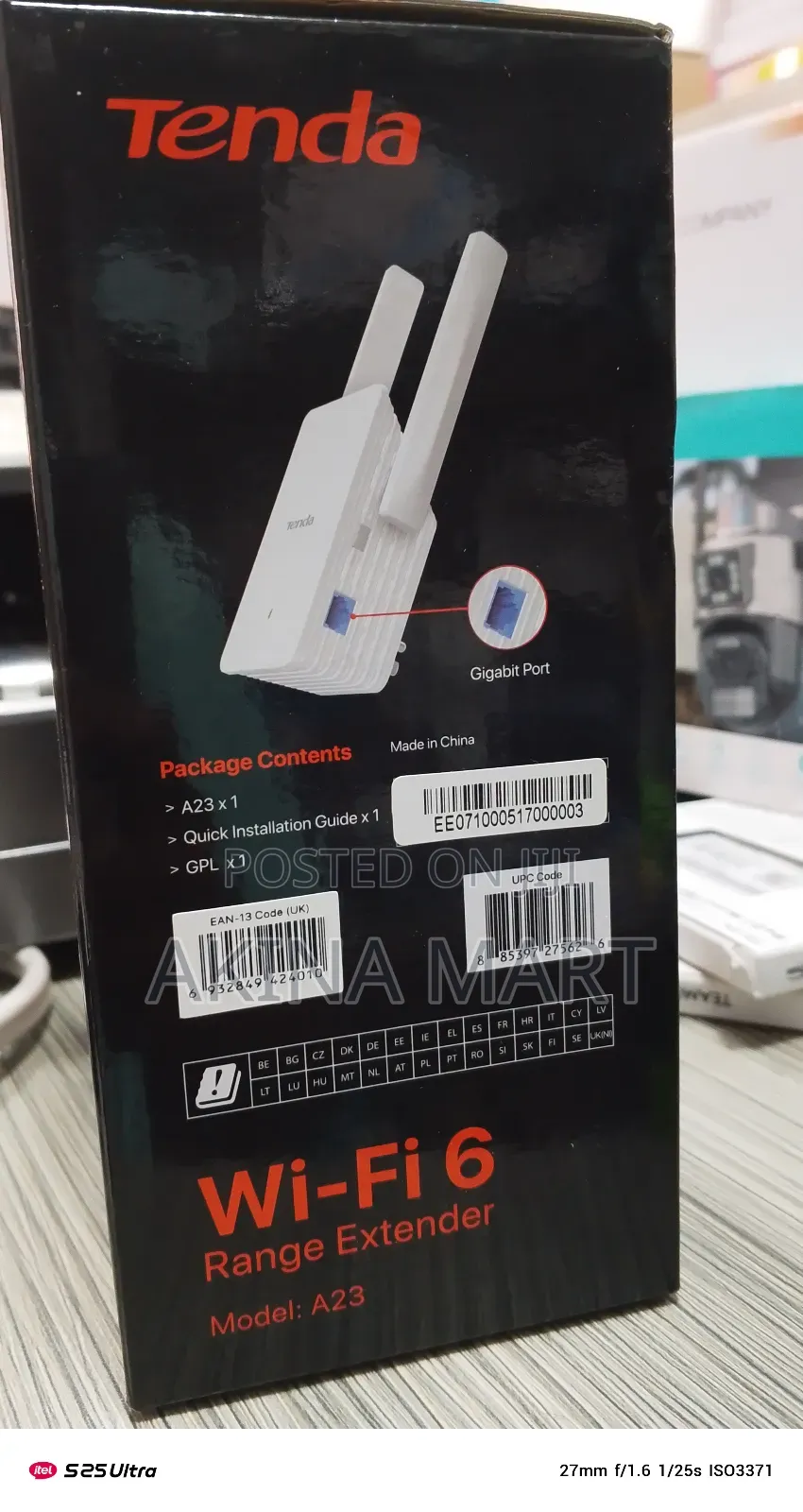 Tenda Range Extender Wi-Fi 6 A23 Range Extender