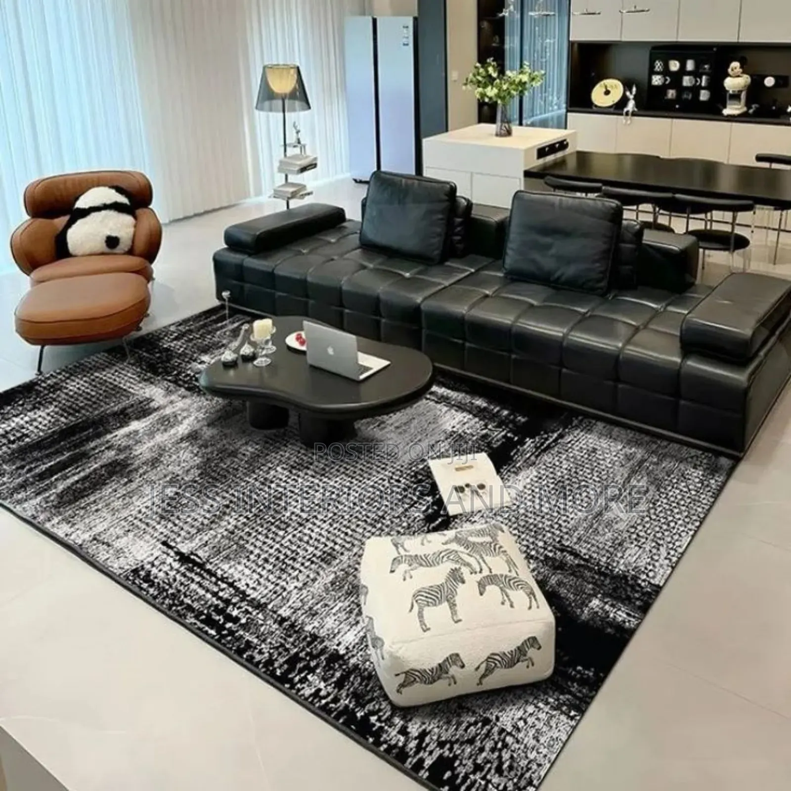 Dark Abstract Rug(230cmx160cm)