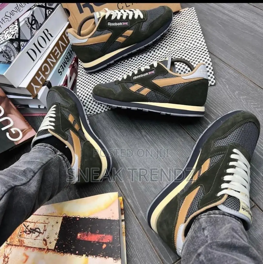 Reebok Classic Brown Cream and Amry Suade