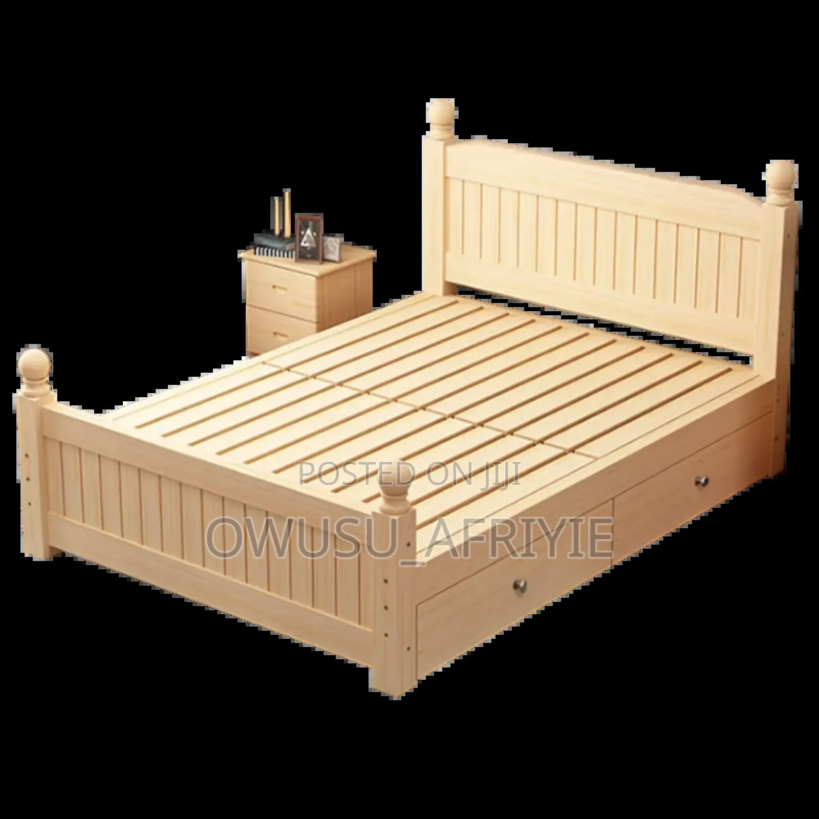 Kind Size Bed Frame With Drawers