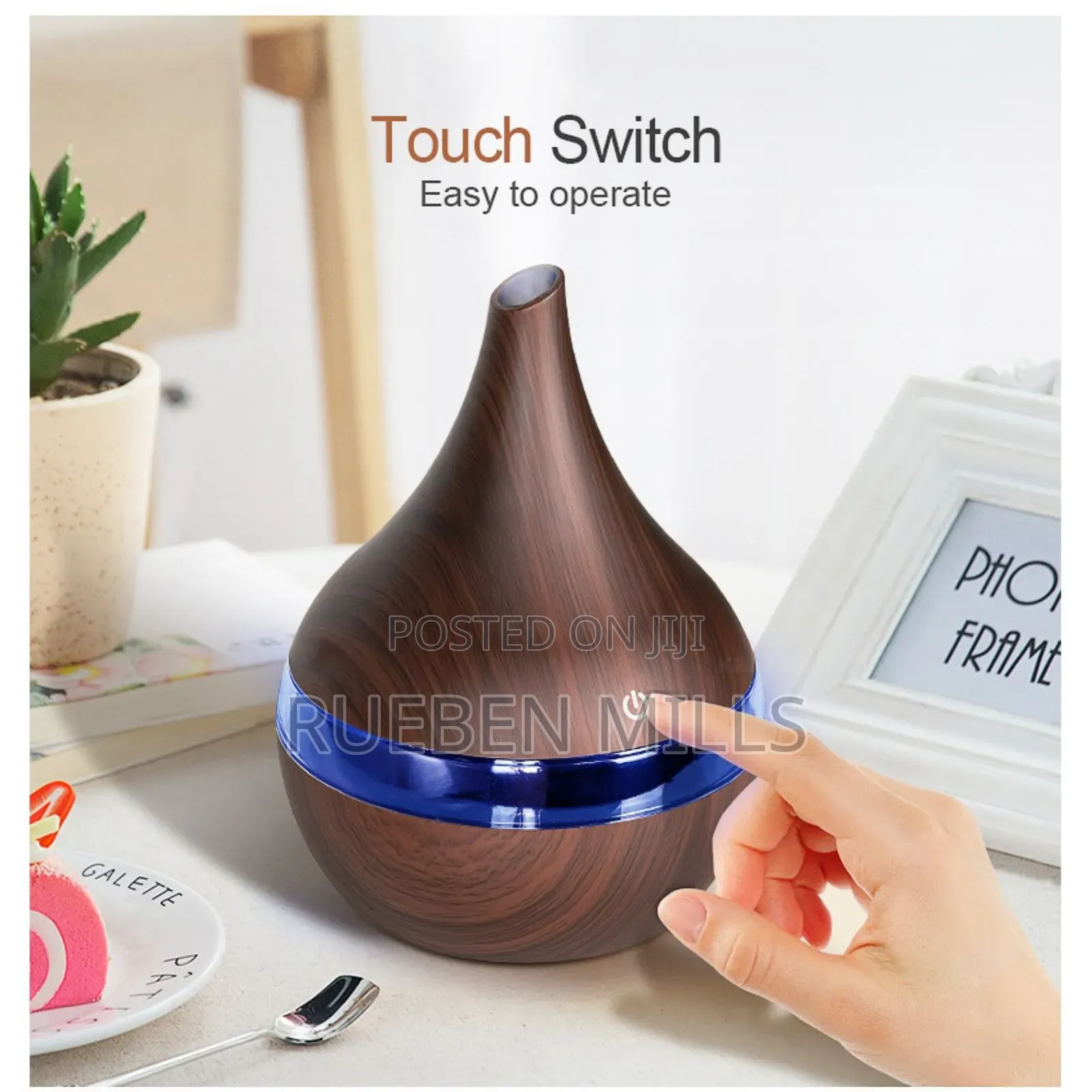 Natural Wood Grain Aroma Diffuser Air Humidifier