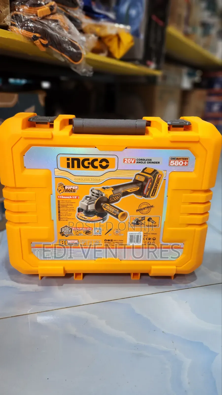 Ingco Cordless Angle Grinder