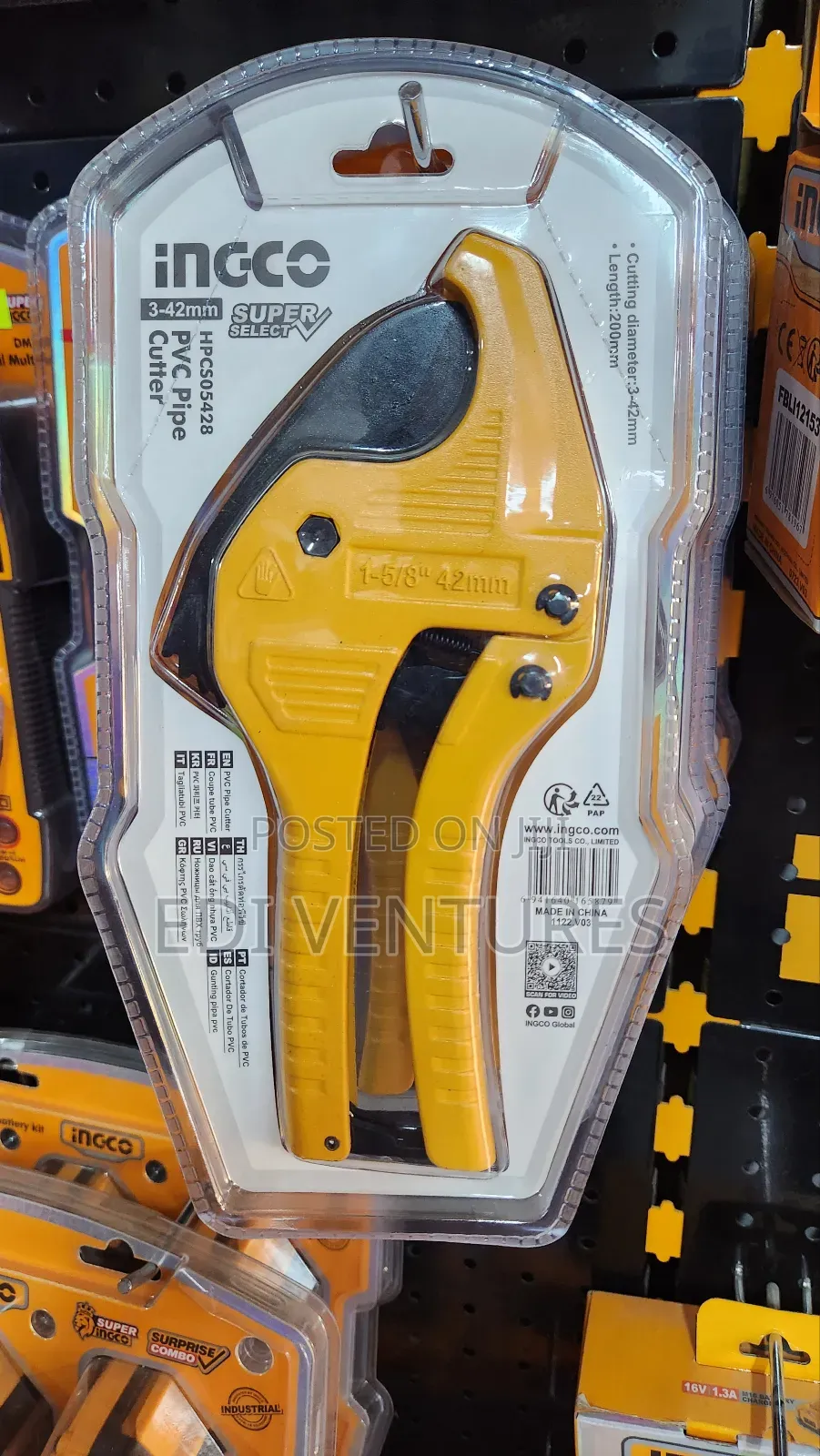Ingco PVC Pipe Cutter