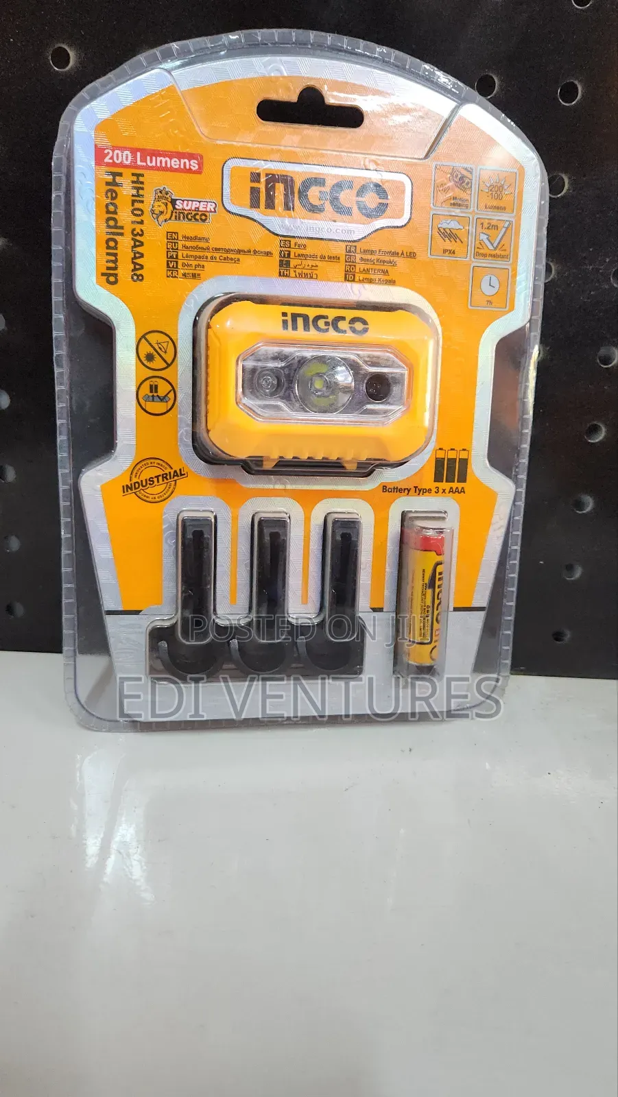 Ingco 200 Lumens Head Lamp