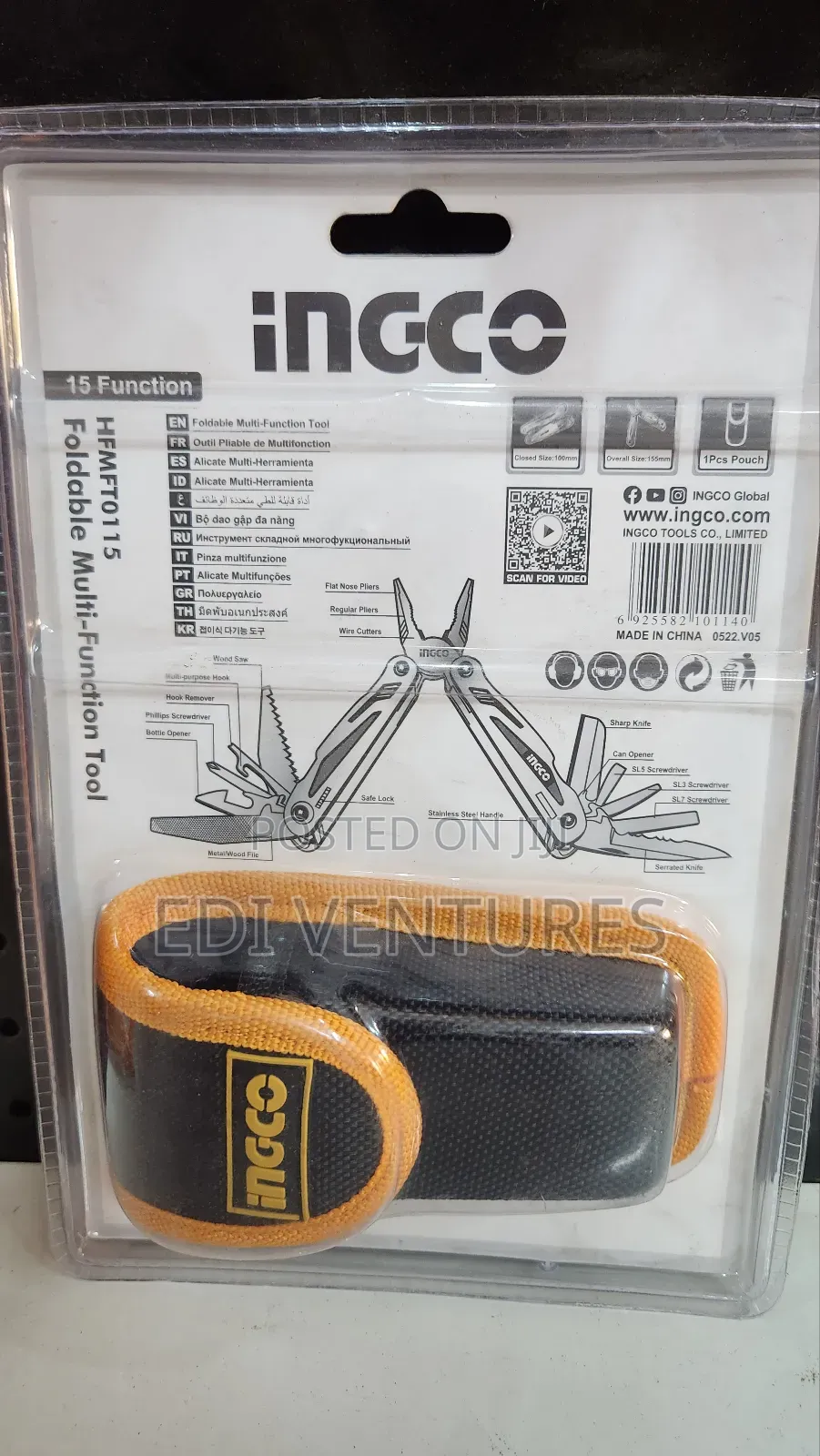 Ingco Foldable Multifunction Tool