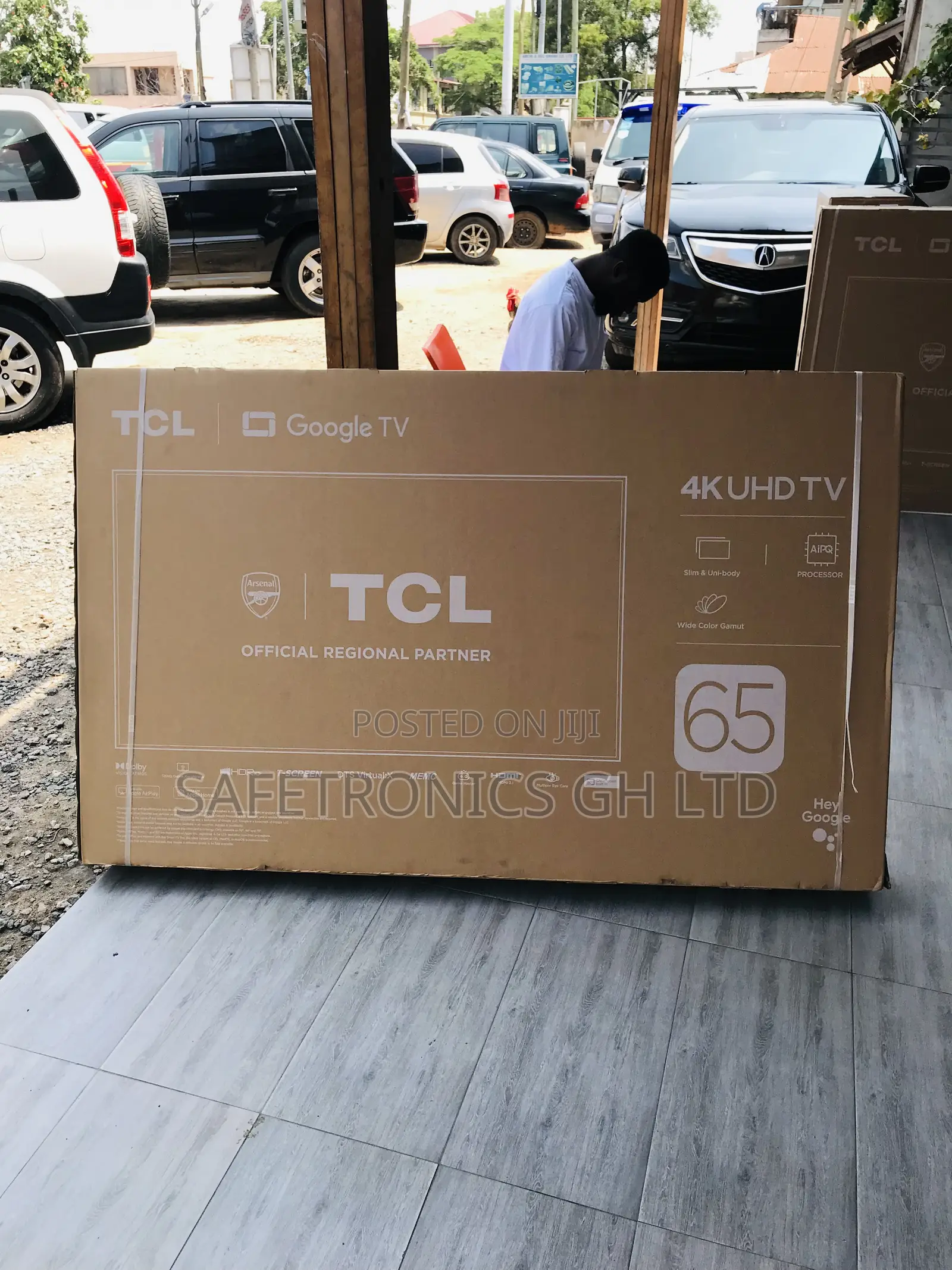 Get Slim Smart Screen Led Uhd TCL Android P635 65 Inch Tv