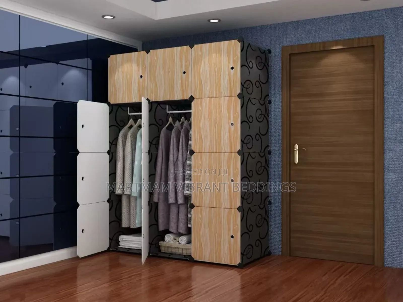 12 Cubes Plastic Wardrobe